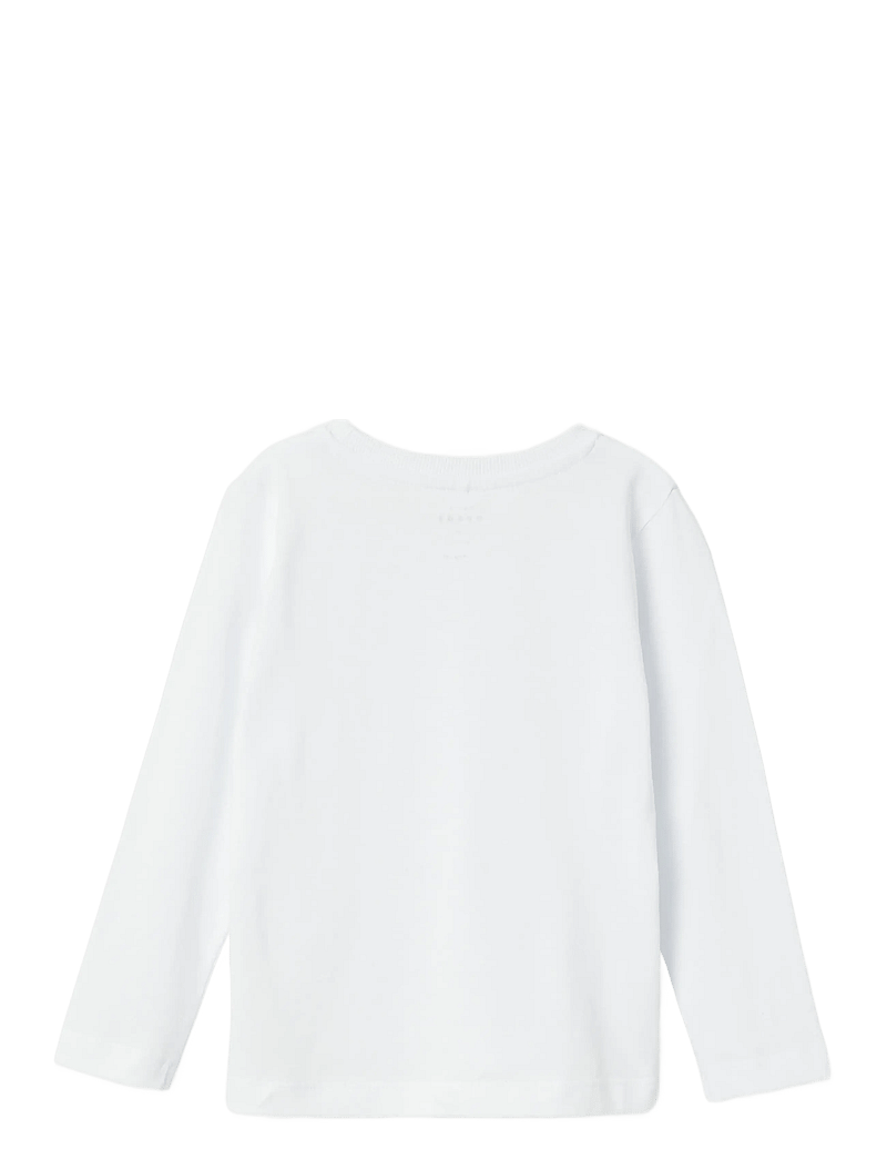 name it - NMMVOBBO LS NREG TOP NOOS - langærmede t-shirts - bright white - 2