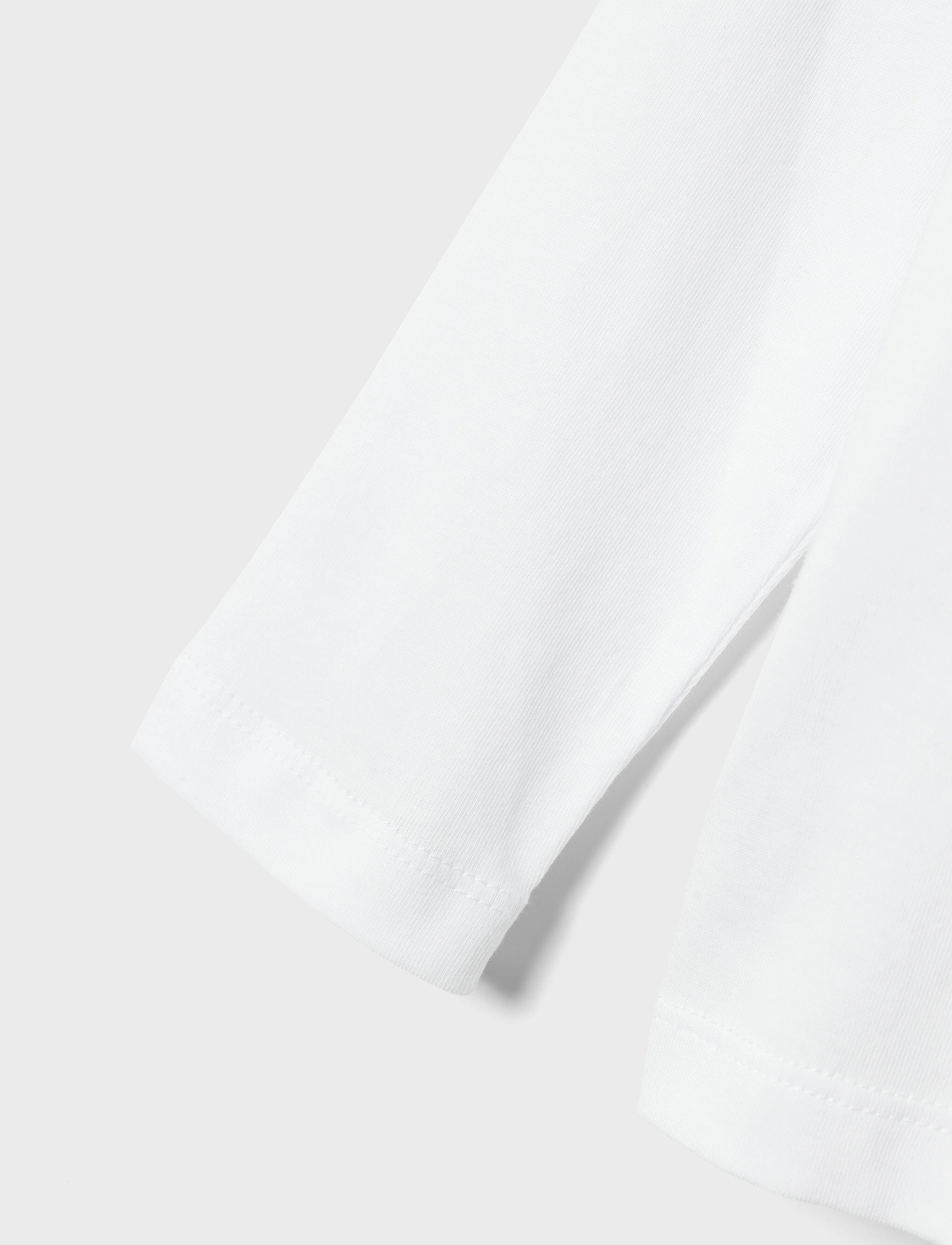 name it - NMMVOBBO LS NREG TOP NOOS - long-sleeved t-shirts - bright white - 3