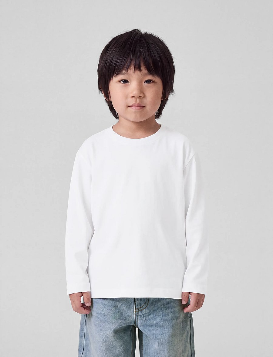 name it - NMMVOBBO LS NREG TOP NOOS - langärmelig - bright white - 4