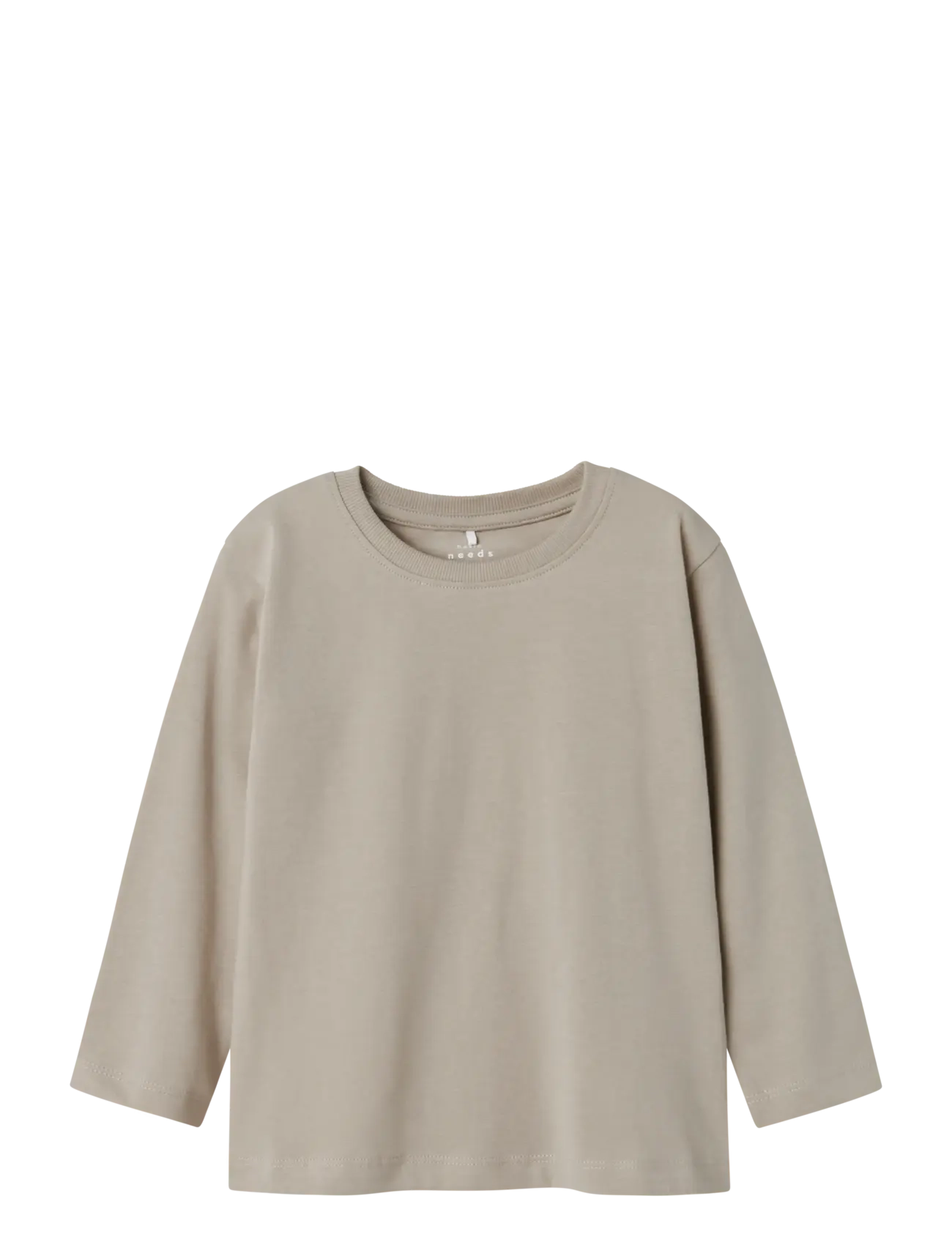 name it NMMVOBBO LS NREG TOP NOOS - Kläder - PURE CASHMERE / grey