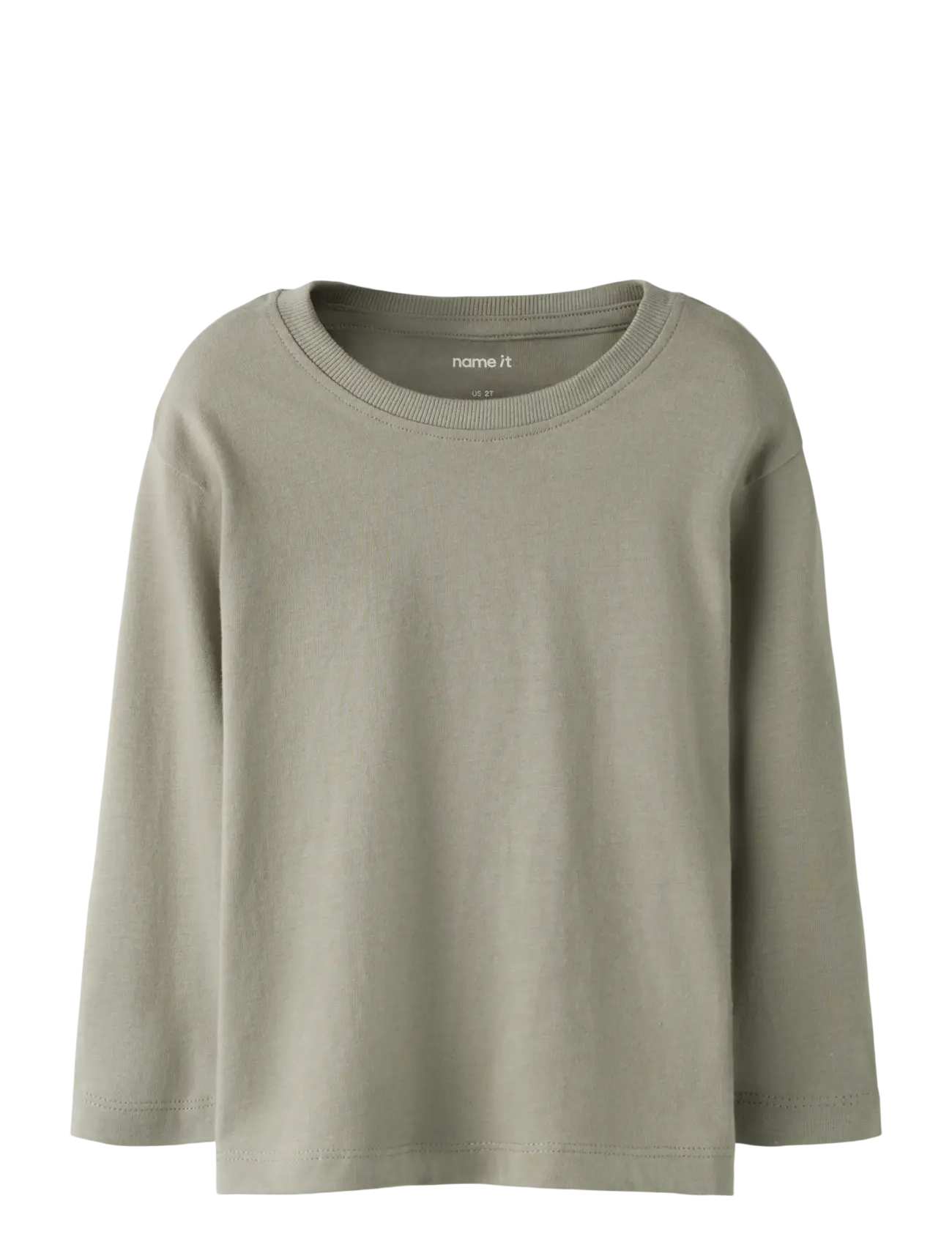 name it NMMVOBBO LS NREG TOP NOOS - Kläder - SHADOW / khaki/green