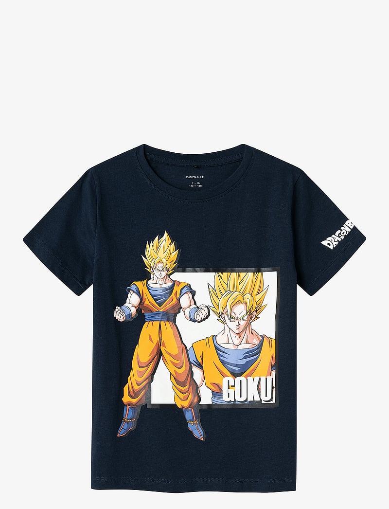 name it - NKMJIMMO DRAGONBALL SS TOP BOX NOOS VDE - t-shirts à manches courtes - dark sapphire - 1
