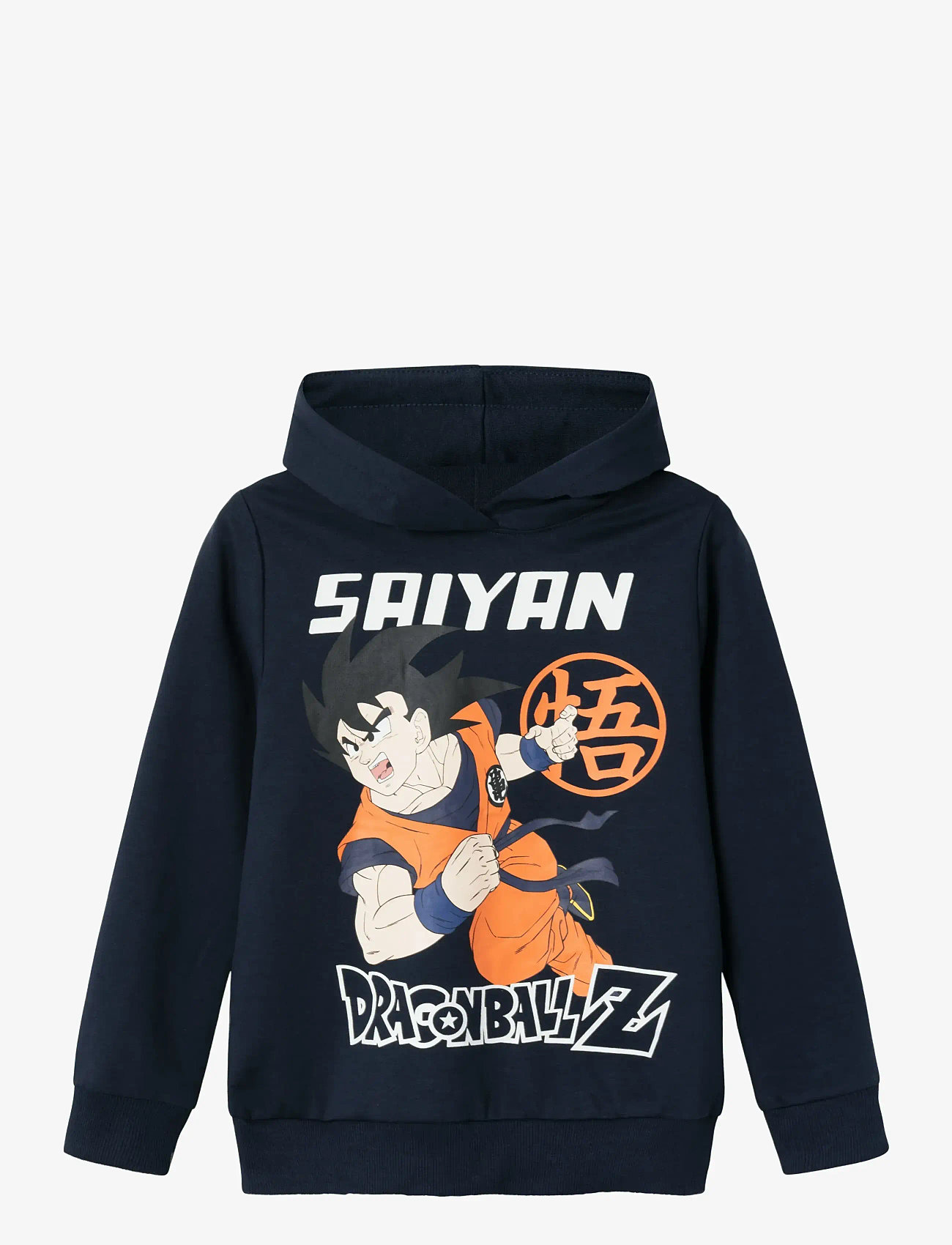 name it - NKMJAM DRAGONBALL SWEAT WH BRU NOOS VDE - džemperiai su gobtuvu - dark sapphire - 1