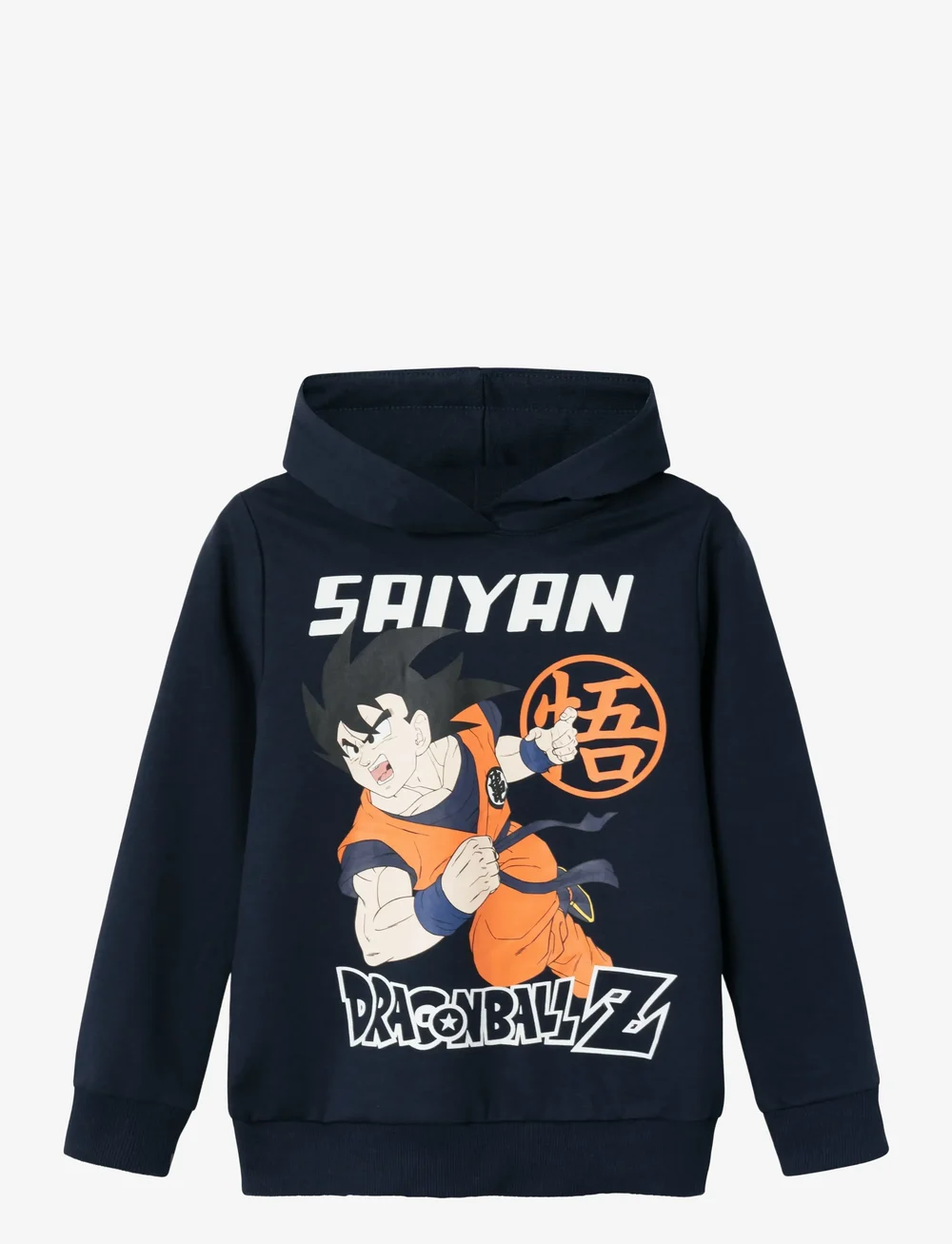 name it - NKMJAM DRAGONBALL SWEAT WH BRU NOOS VDE - kapuutsiga dressipluusid - dark sapphire - 1