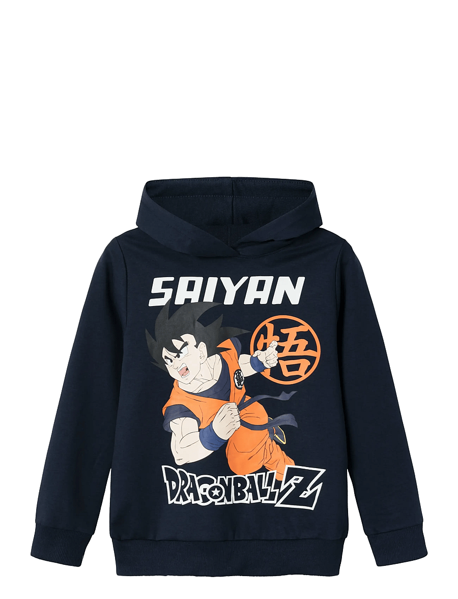 name it - NKMJAM DRAGONBALL SWEAT WH BRU NOOS VDE - kapuzenpullover - dark sapphire - 1