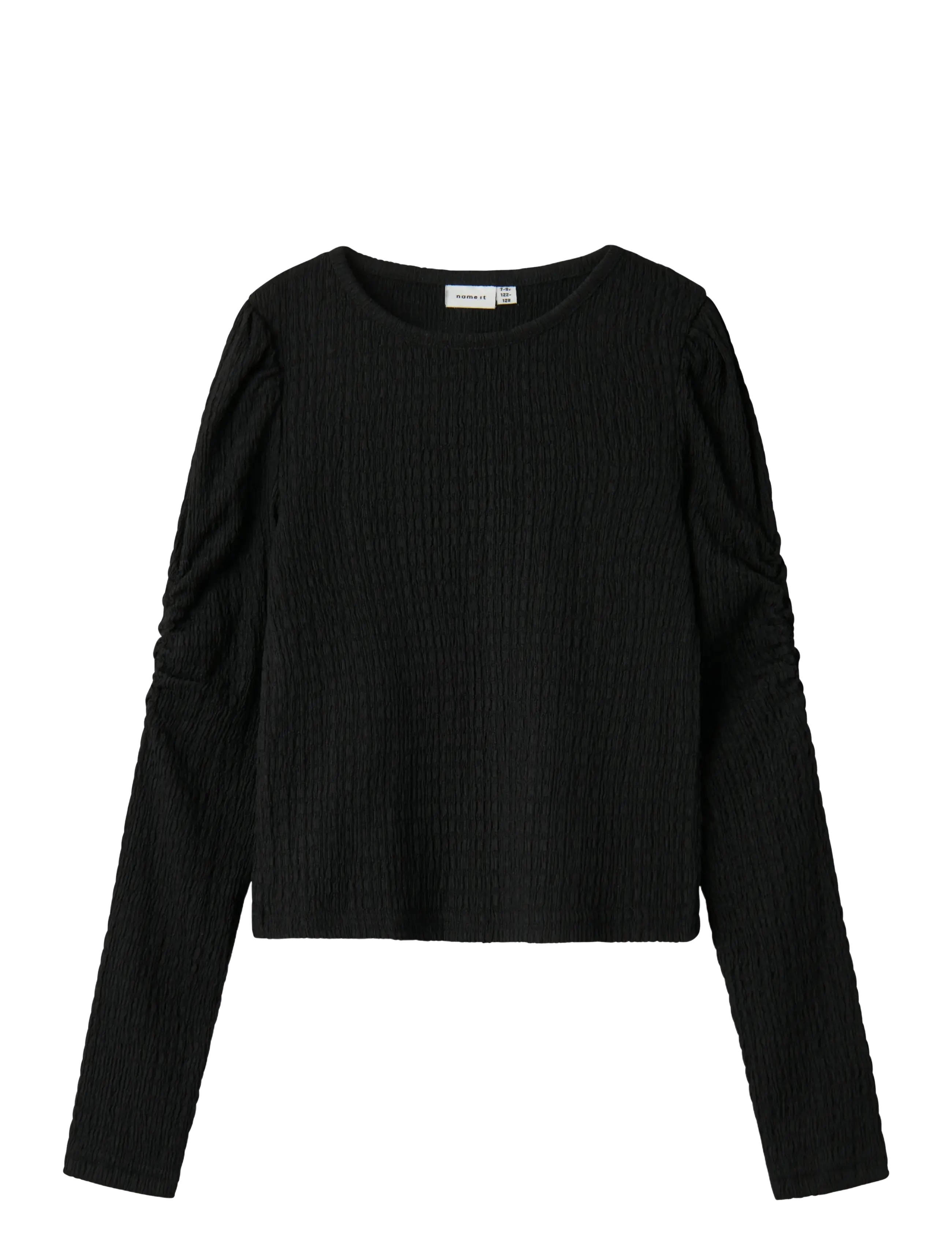 name it NKFLONNIS LS XSL SHORT TOP - Bluser & Tunikaer - BLACK / black