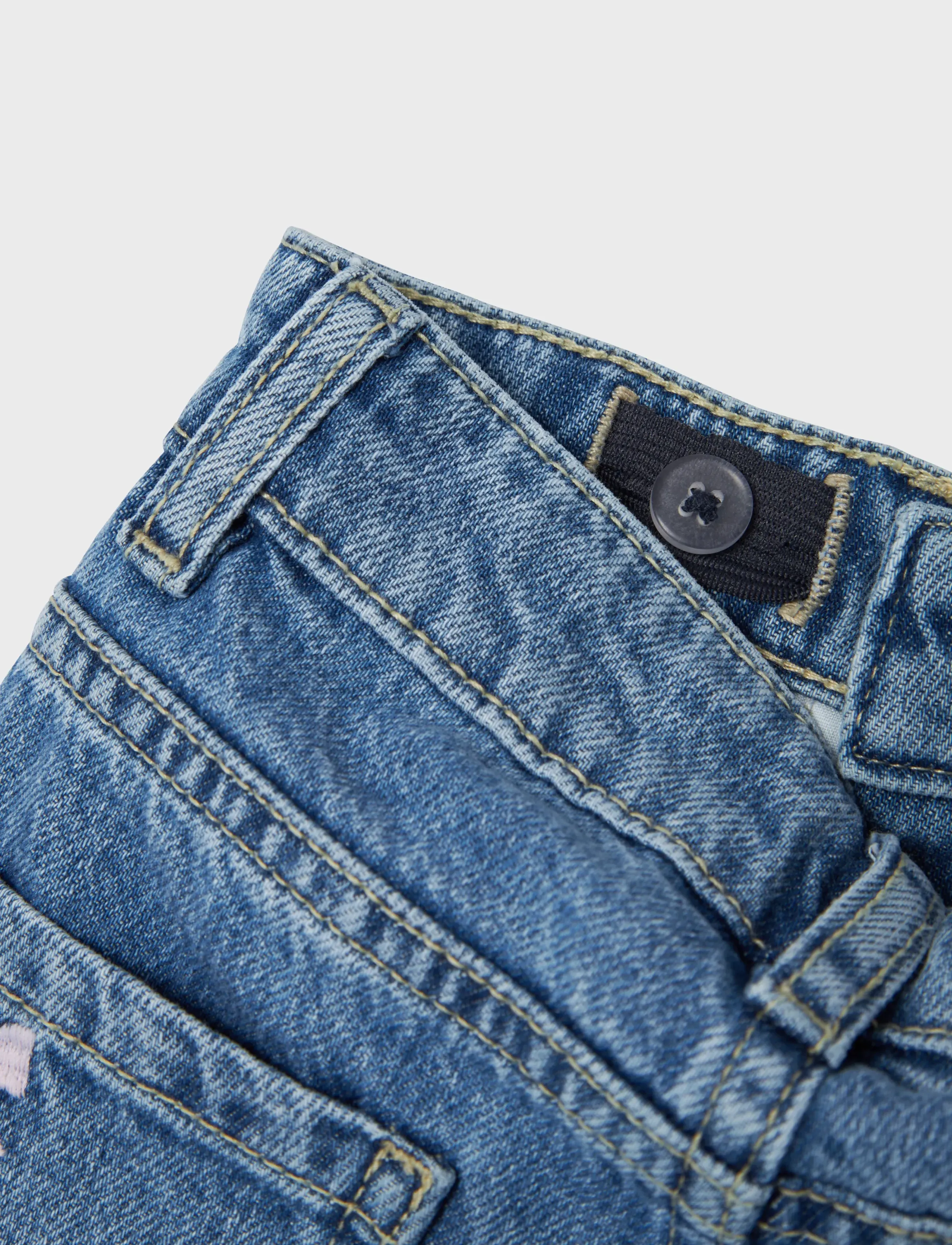 name it - NMFBELLA MOM EMB JEANS 3285-BE NOOS - regular jeans - medium blue denim - 3
