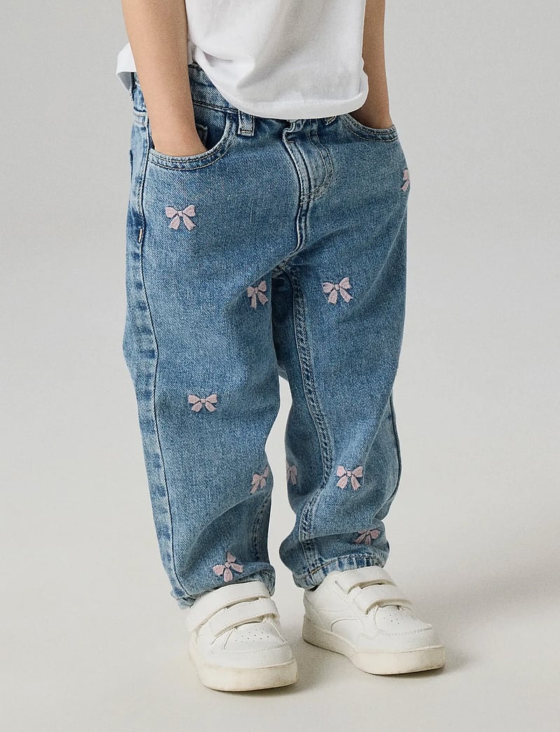 name it - NMFBELLA MOM EMB JEANS 3285-BE NOOS - Įprasto kirpimo džinsai - medium blue denim - 5