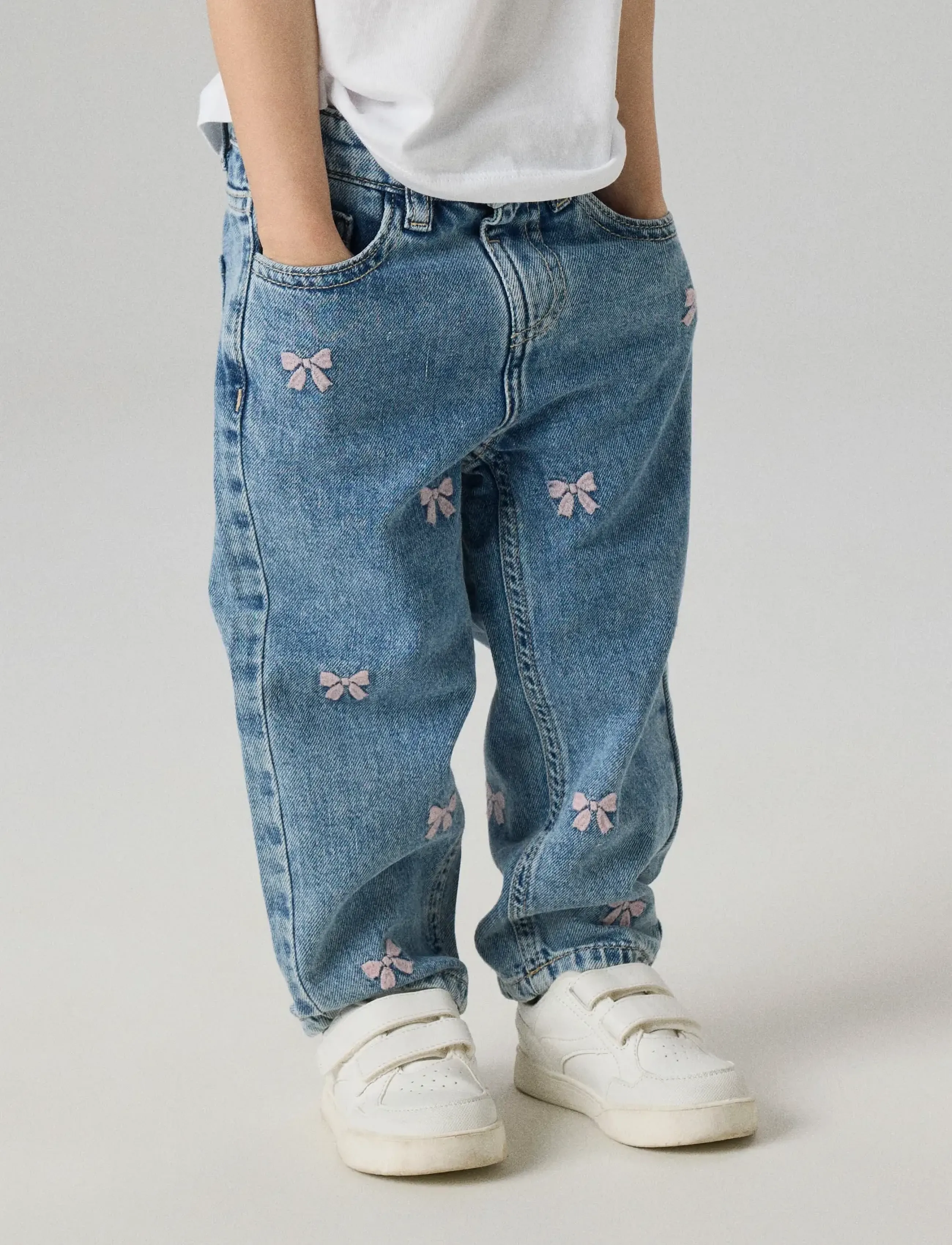 name it - NMFBELLA MOM EMB JEANS 3285-BE NOOS - regular jeans - medium blue denim - 5