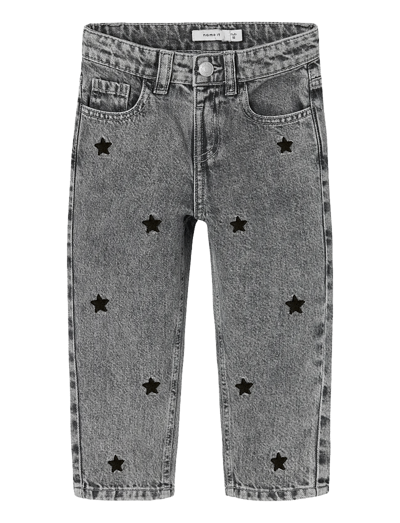 name it - NMFBELLA MOM EMB JEANS 3285-BE NOOS - regular jeans - medium grey denim - 1