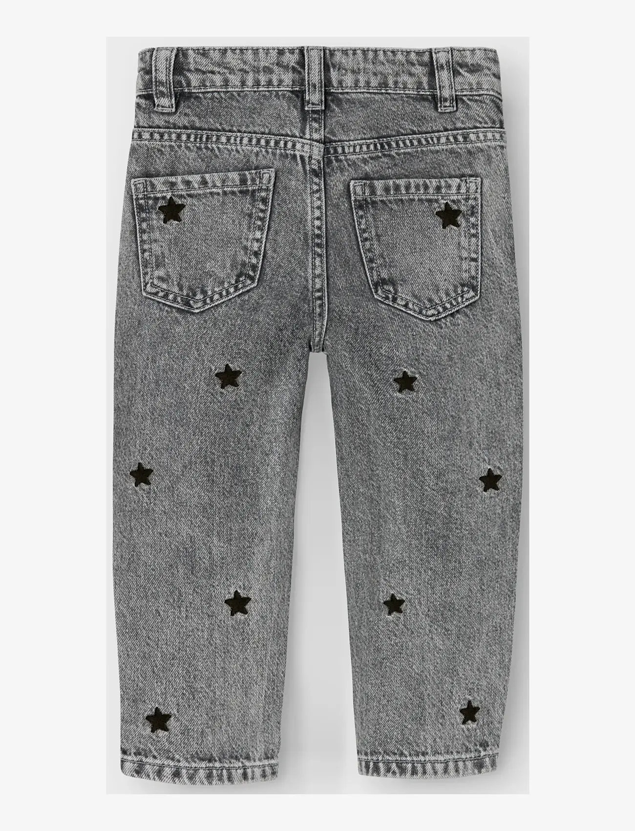 name it - NMFBELLA MOM EMB JEANS 3285-BE NOOS - tavalised teksad - medium grey denim - 2