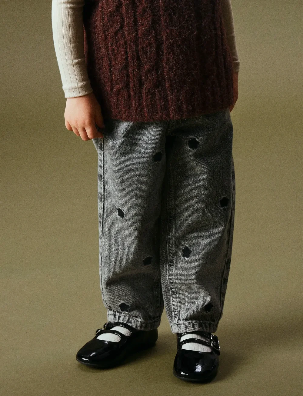 name it - NMFBELLA MOM EMB JEANS 3285-BE NOOS - regular jeans - medium grey denim - 0