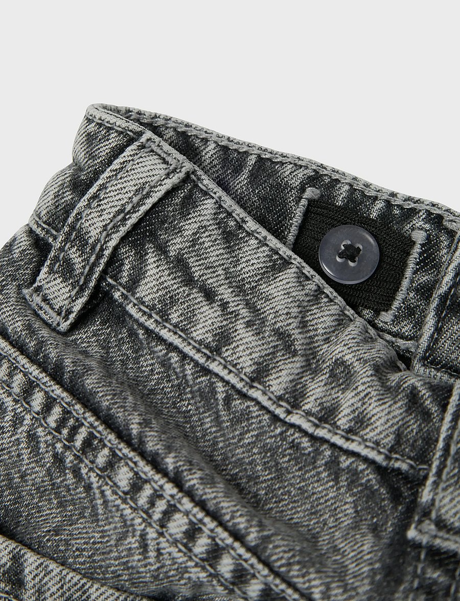 name it - NMFBELLA MOM EMB JEANS 3285-BE NOOS - regular jeans - medium grey denim - 4