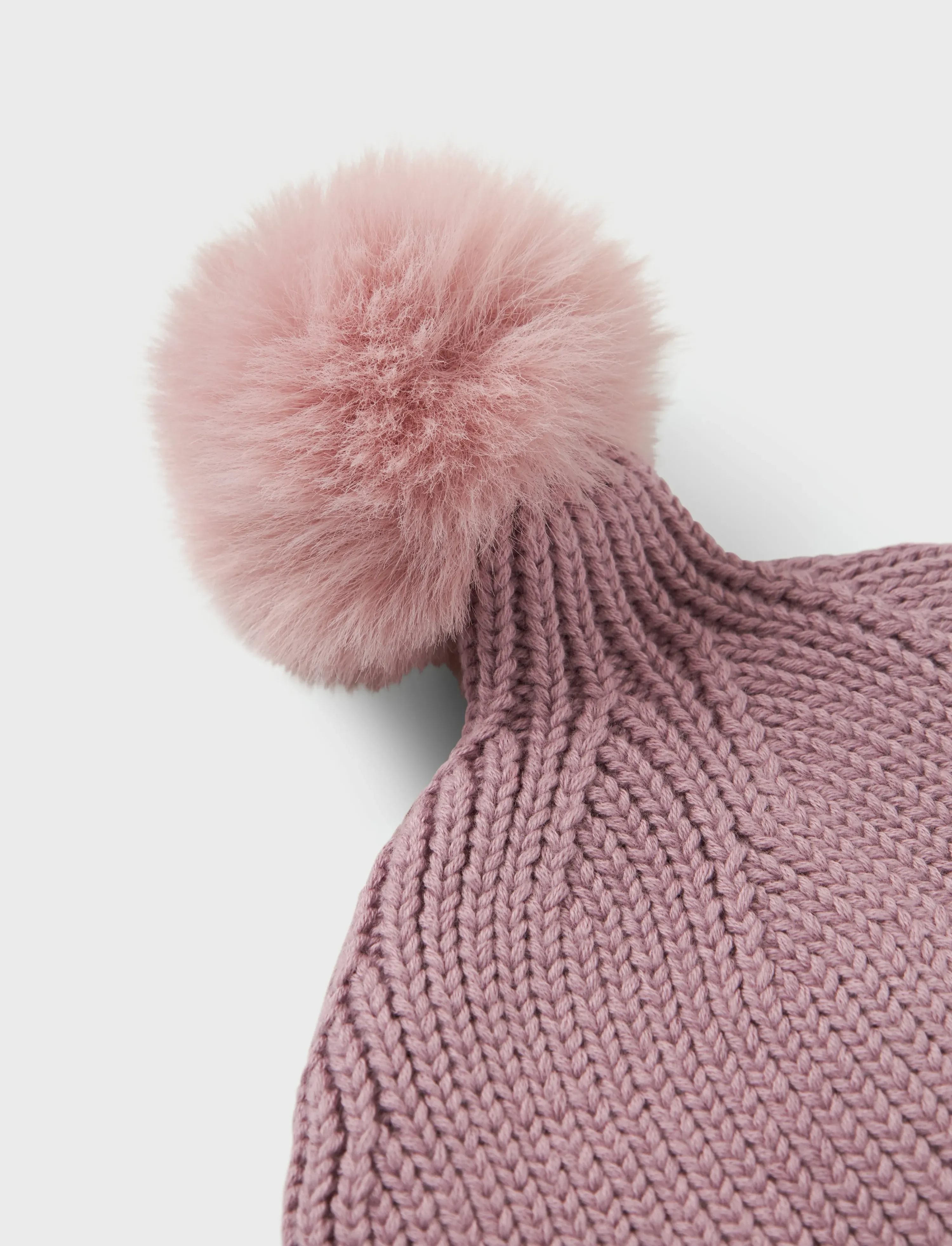 name it - NBNMEKKI KNIT HAT - alhaisimmat hinnat - mauve shadows - 2