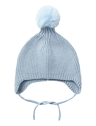 name it NBNMEKKI KNIT HAT - Mützen & Handschuhe - SUBDUED BLUE / blue