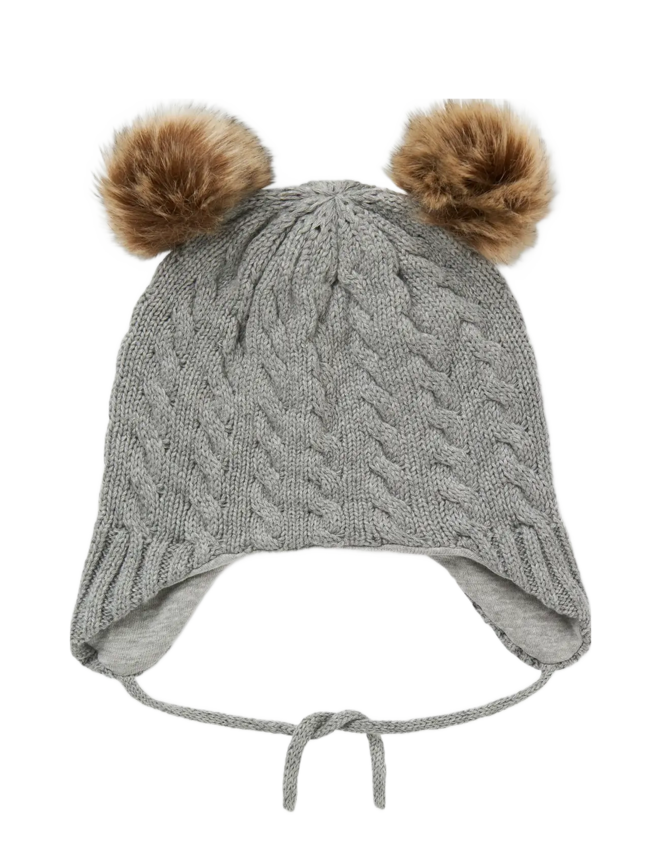 name it - NBNMILLO KNIT HAT1 - alhaisimmat hinnat - grey melange - 1