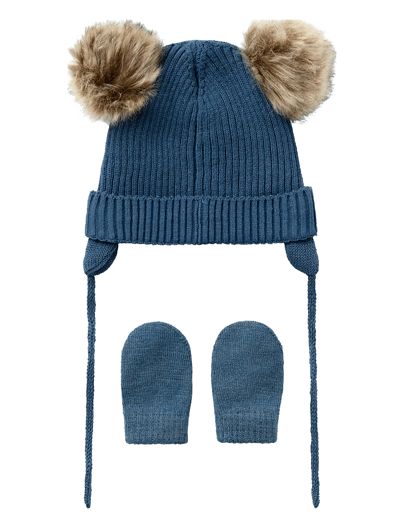 name it - NBNMARA KNIT SET3 - babyvanter - dark denim - 0