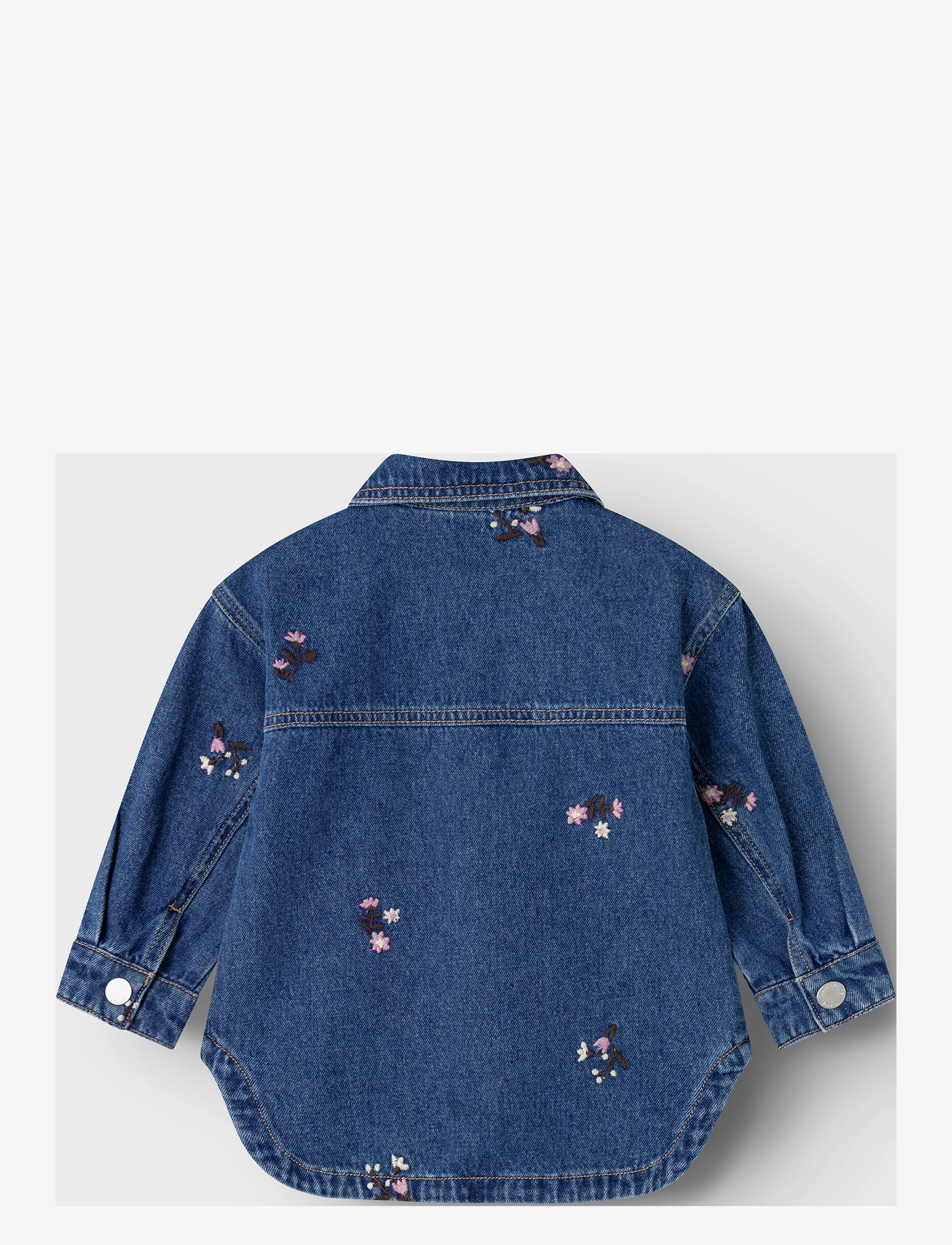 name it - NMFKAT EMB DNM JACKET 8775-ZA O - dark blue denim - 2