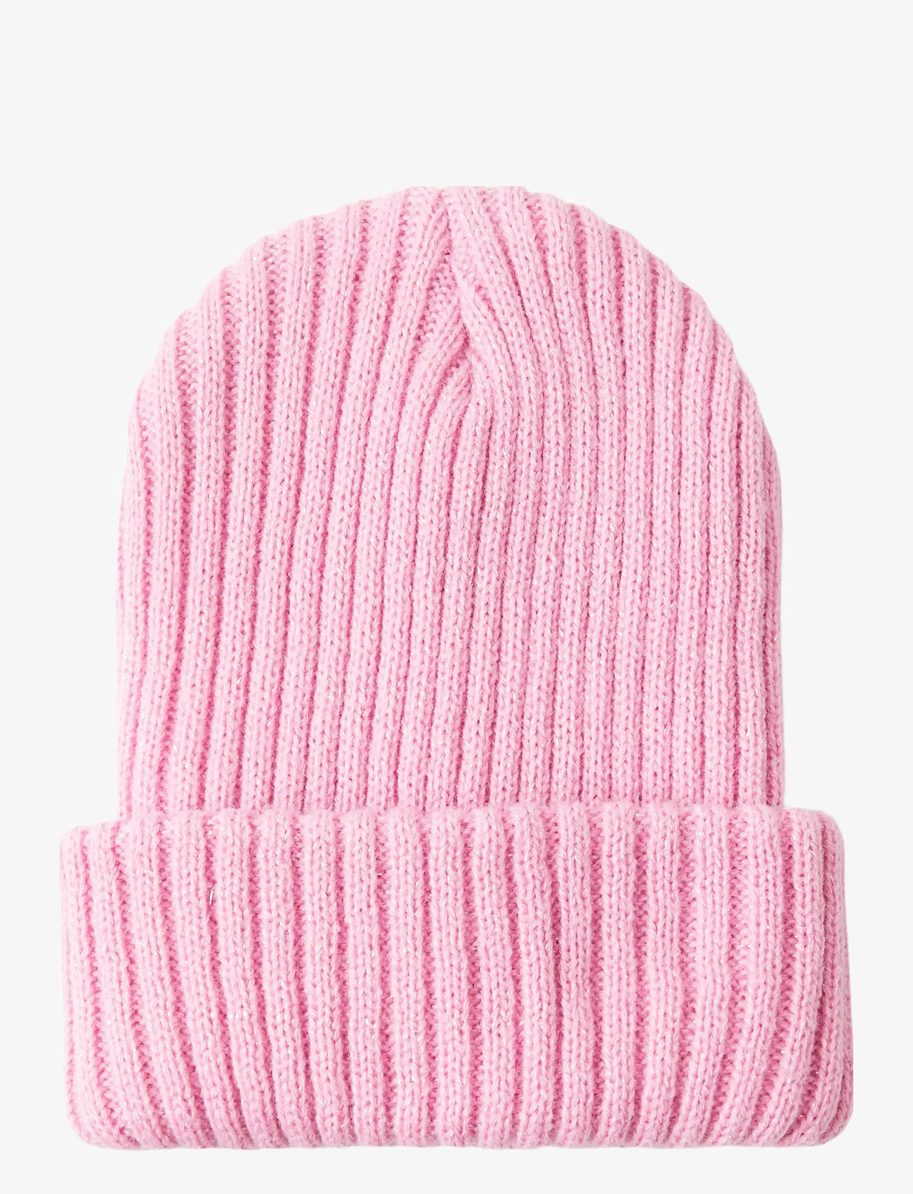 name it - NMFMILAN KNIT BEANIE GLITTER - accessories - moonlite mauve - 0
