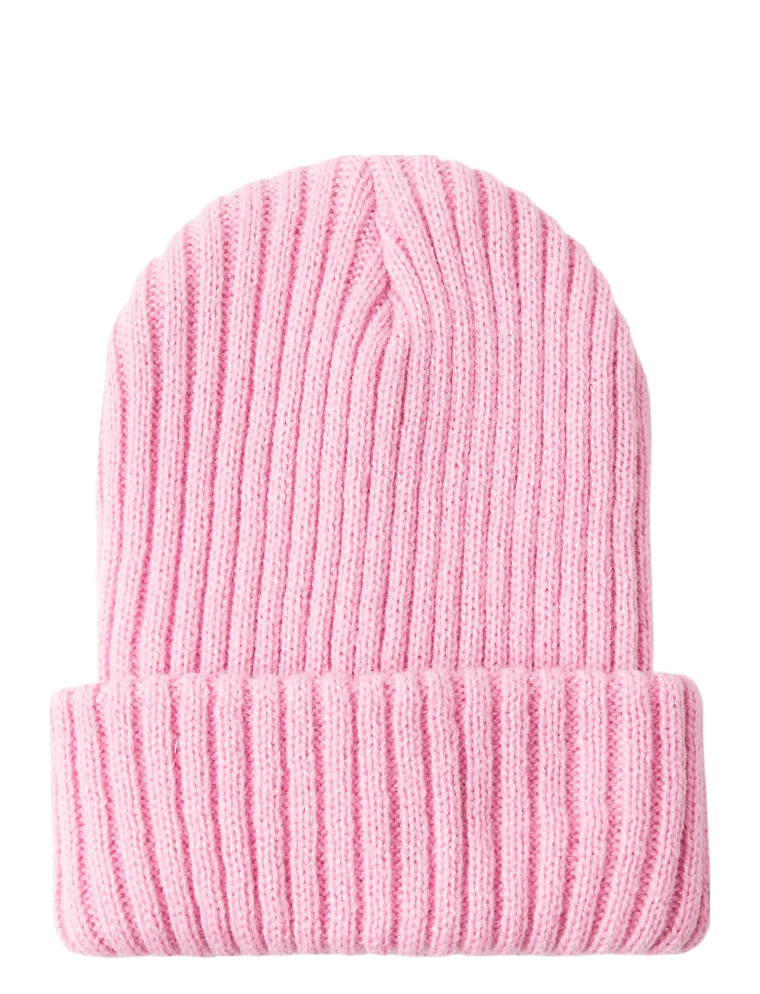 name it NMFMILAN KNIT BEANIE GLITTER - Huer - MOONLITE MAUVE / pink/rose