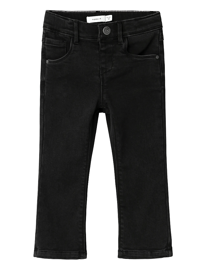 name it - NMFSALLI BOOT FLEECE JEANS 6427-AN O - skinny jeans - black denim - 0