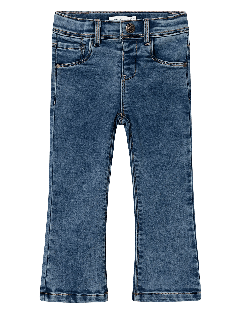 name it - NMFSALLI BOOT FLEECE JEANS 6427-AN O - skinny jeans - medium blue denim - 0