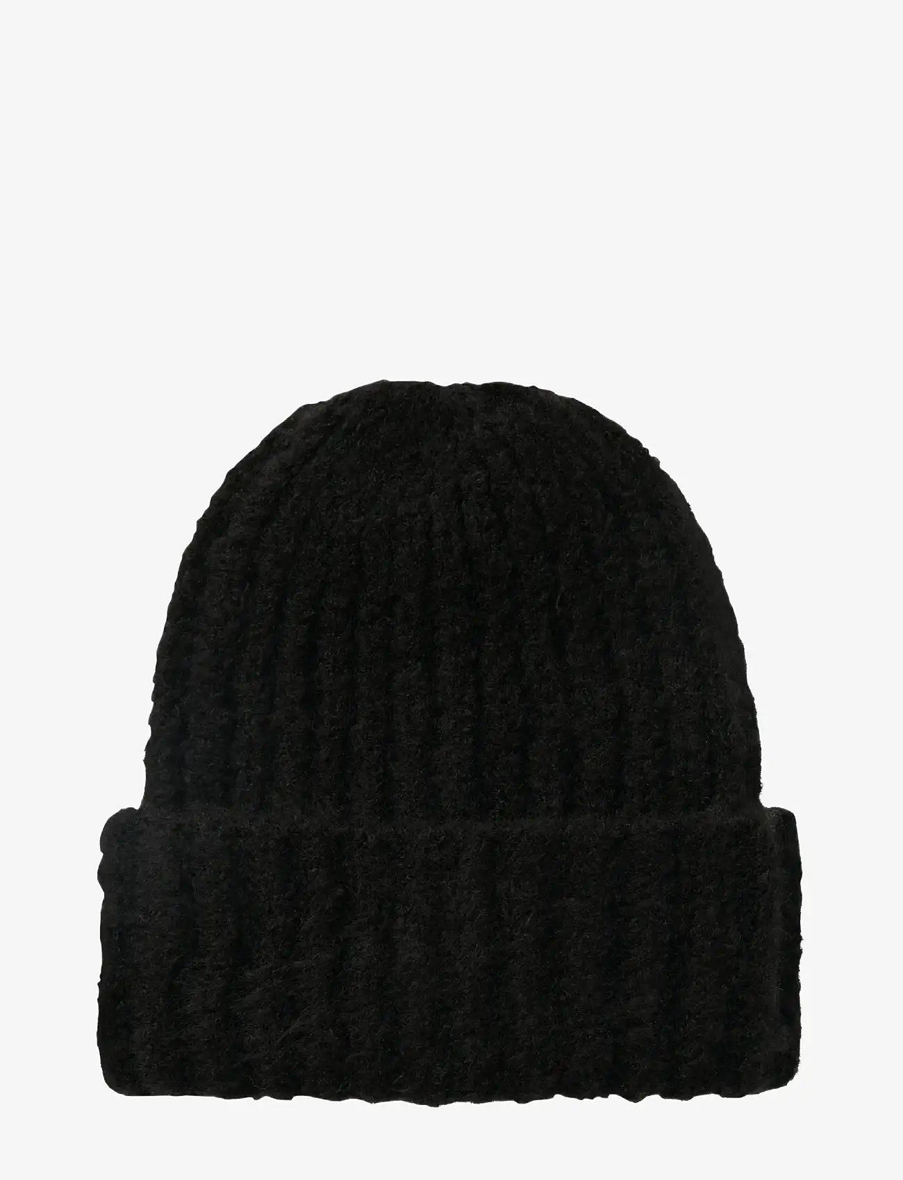 name it - NKFMADIA KNIT BEANIE - beanies - black - 0