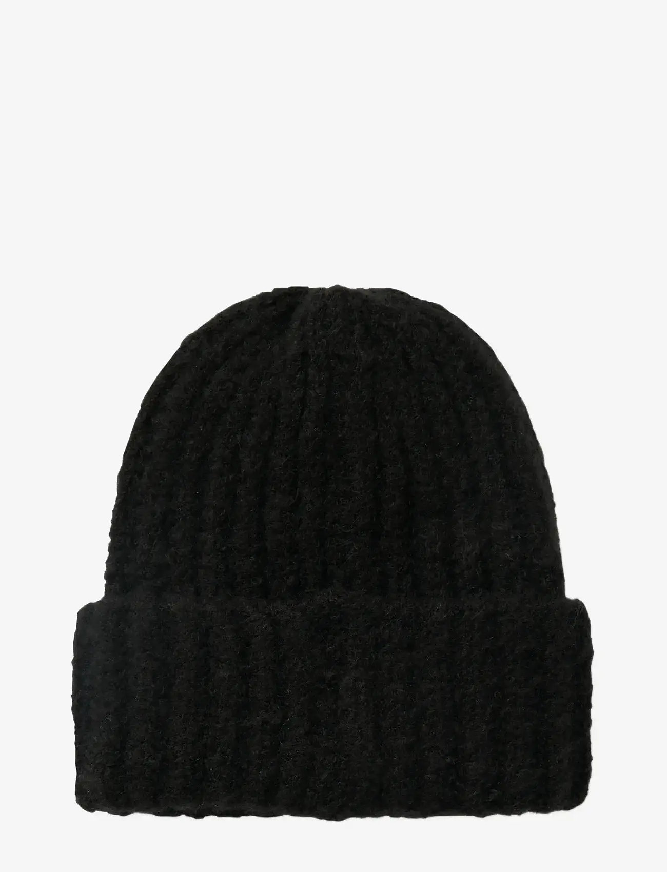 name it - NKFMADIA KNIT BEANIE - beanies - black - 1