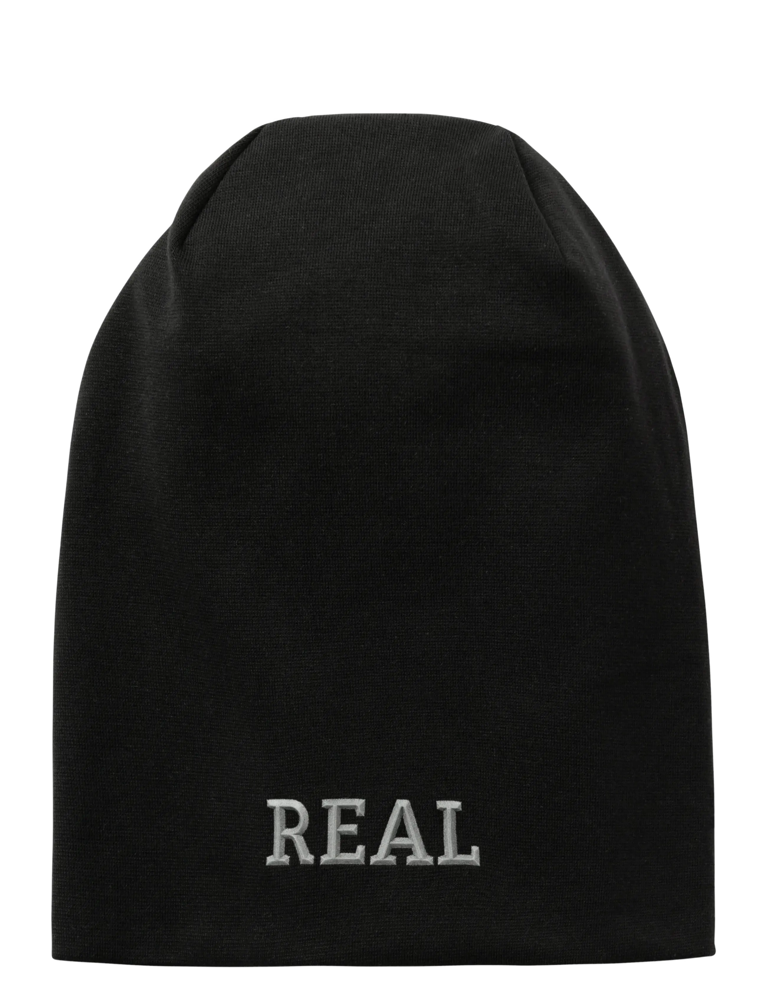NKMMOPPY DROPSHAPE BEANIE TEXT - BLACK