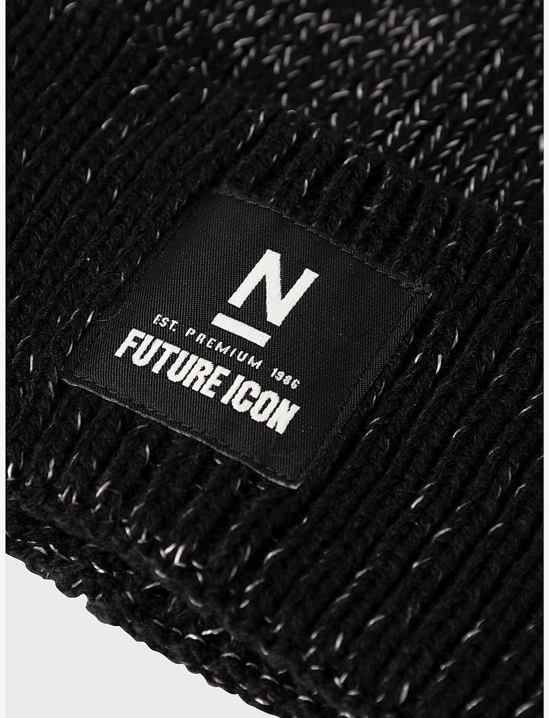 name it - NKNMACUT BEANIE REF FO - beanies - black - 2