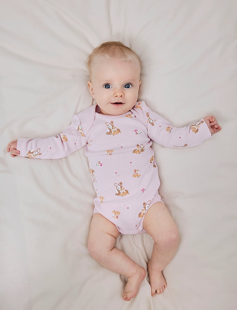 name it - NBFBODY 3P LS IBIS ROSE DEER NOOS - bodide mitmikpakk - ibis rose - 0