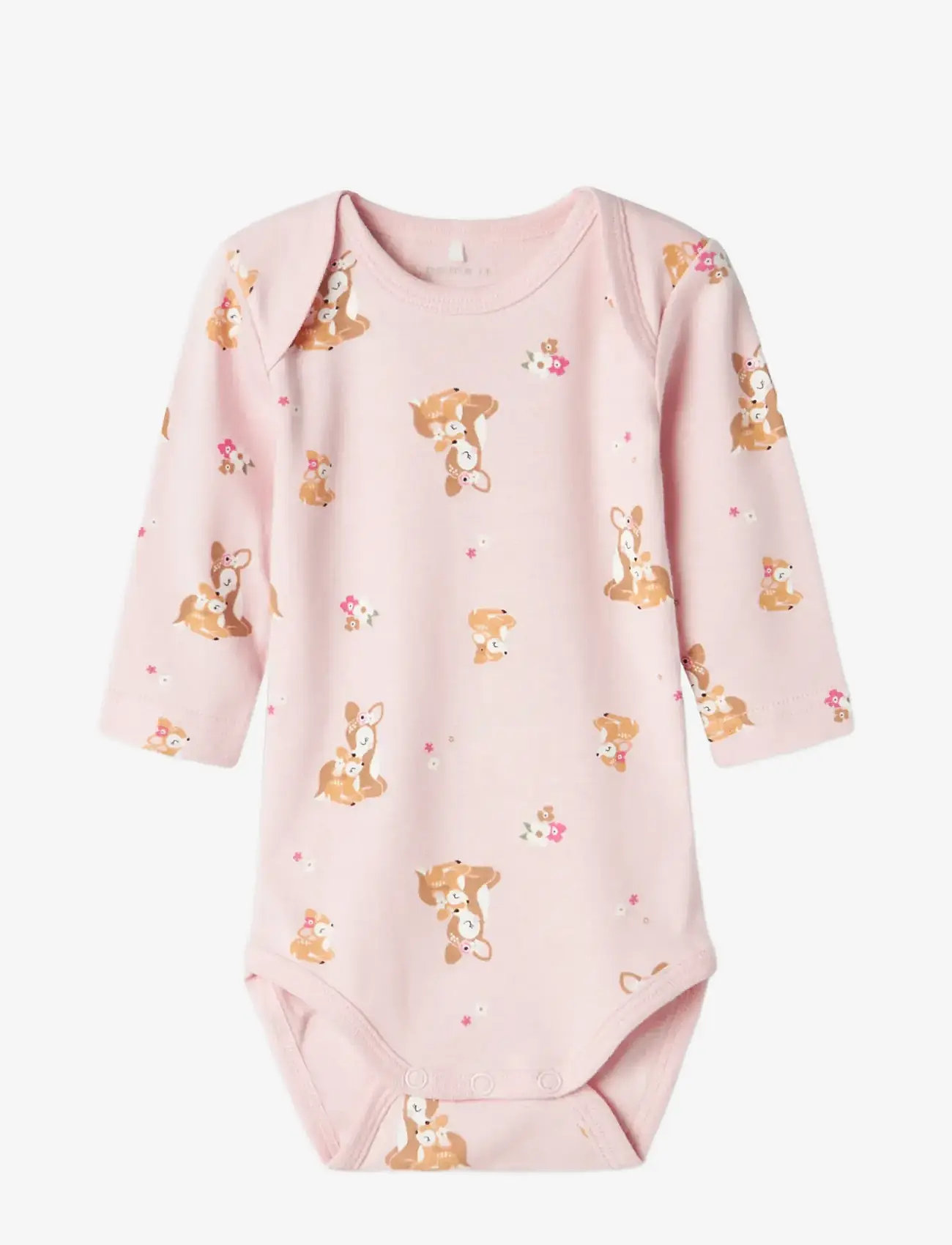 name it - NBFBODY 3P LS IBIS ROSE DEER NOOS - multipack bodyer - ibis rose - 3