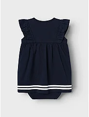 name it - NBFDASINE SL BODY DRESS - short-sleeved baby dresses - dark sapphire - 1