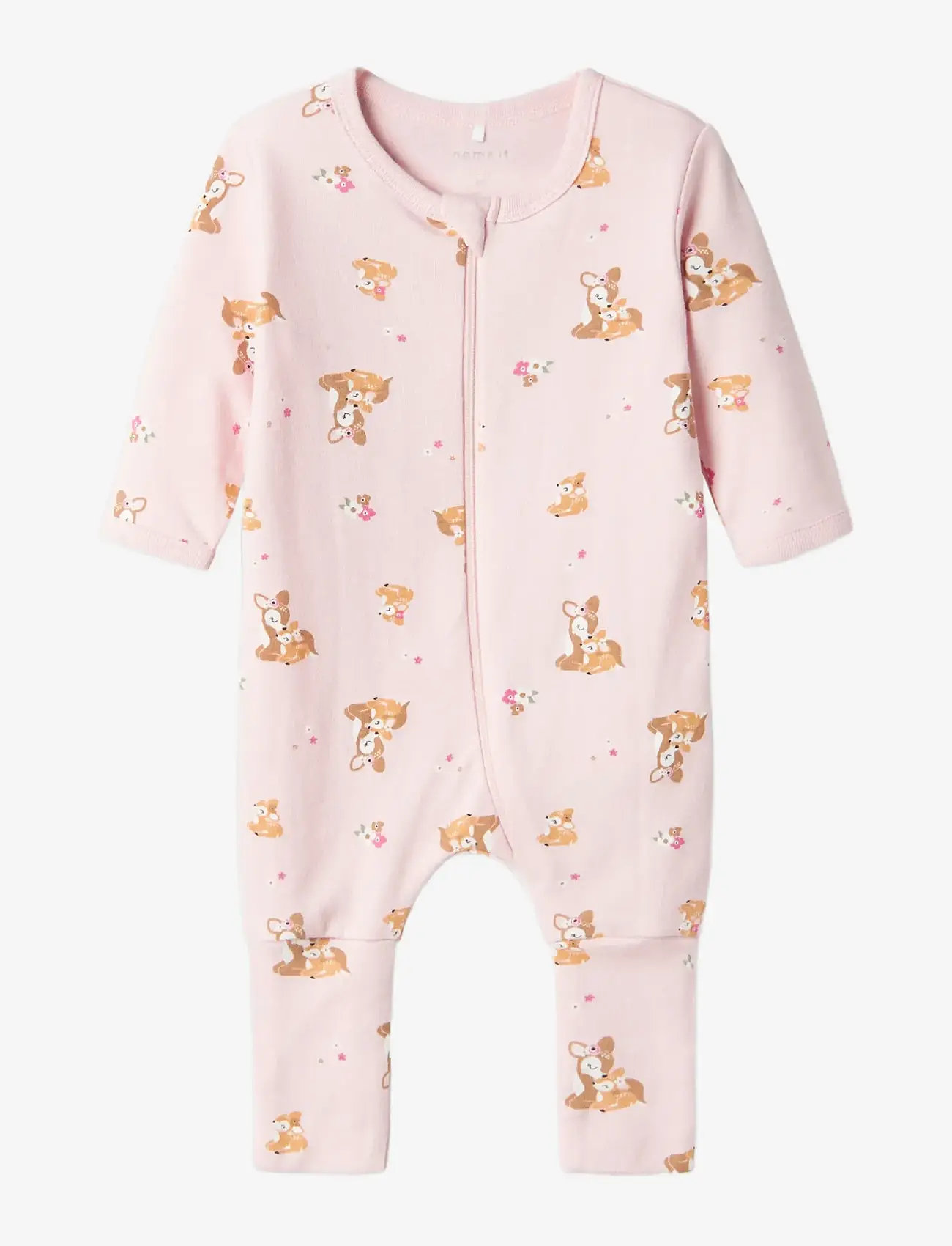 name it - NBFNIGHTSUIT 2P ZIP FF ROSE DEER NOOS - sovoveraller - ibis rose - 3