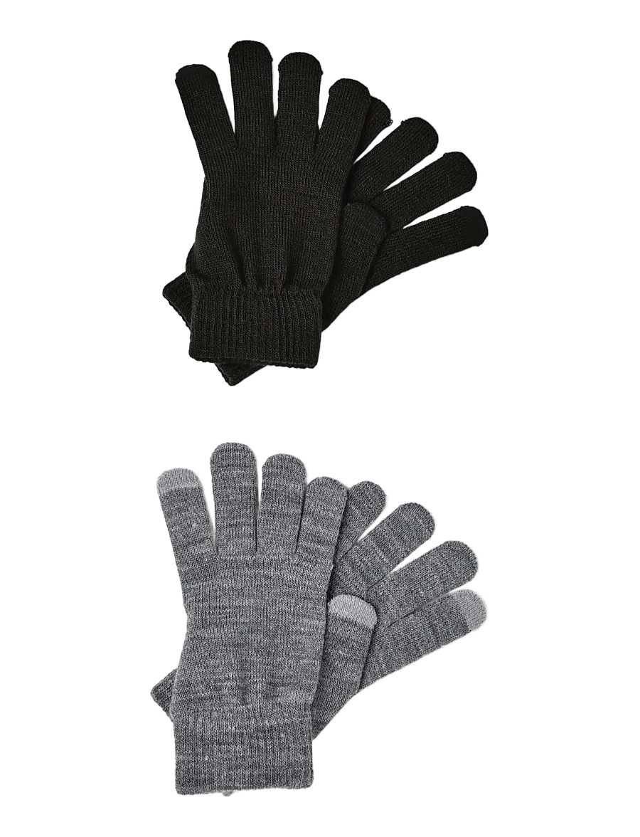 name it - NKNMAGIC GLOVES TOUCH 2P - black - 1