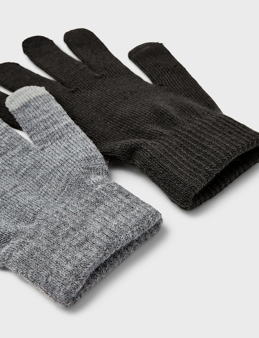 name it - NKNMAGIC GLOVES TOUCH 2P - black - 2