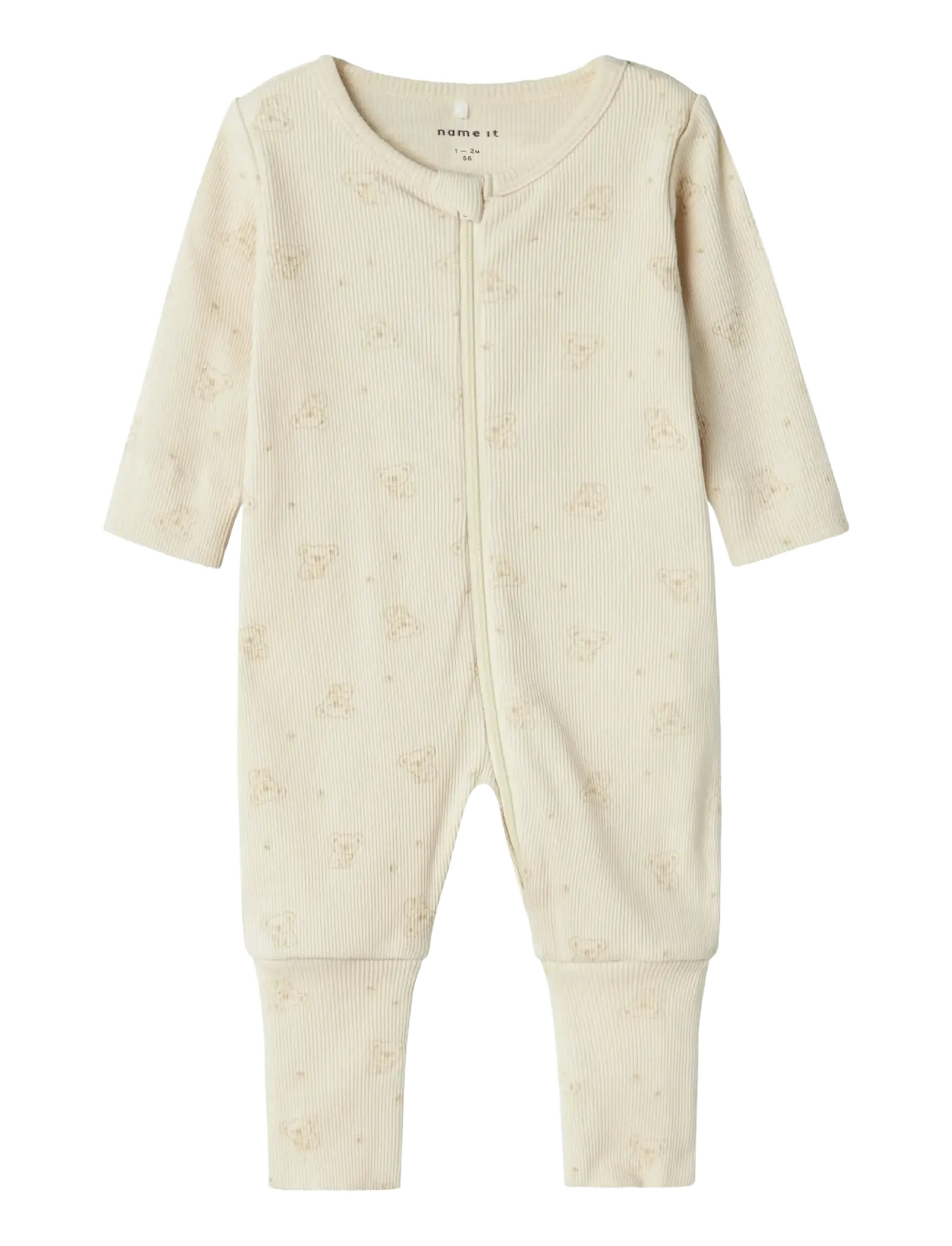name it NBNNIGHTSUIT ZIP FF RAINY KOALA NOOS - Magamiskombinesoonid - RAINY DAY / beige