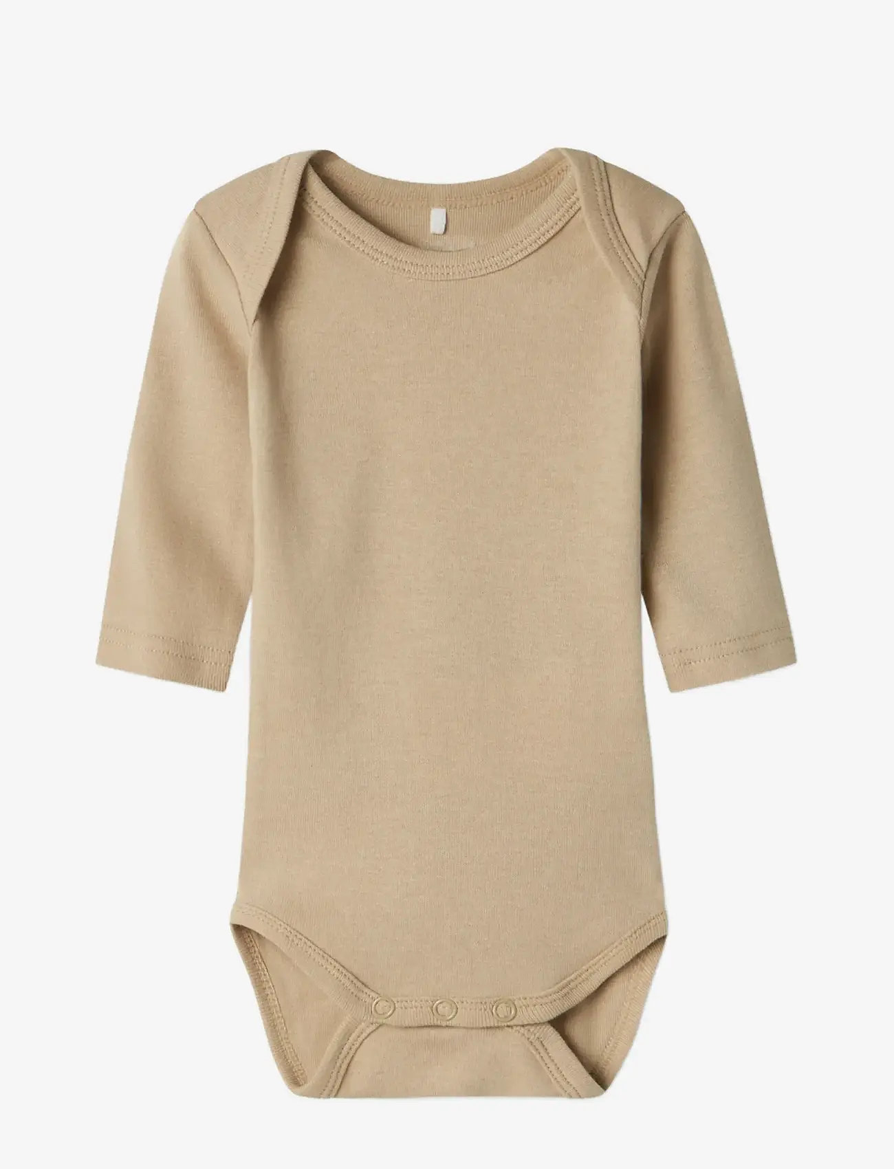 name it - NBNBODY 3P LS OXFORD BEAR NOOS - bodide mitmikpakk - oxford tan - 4