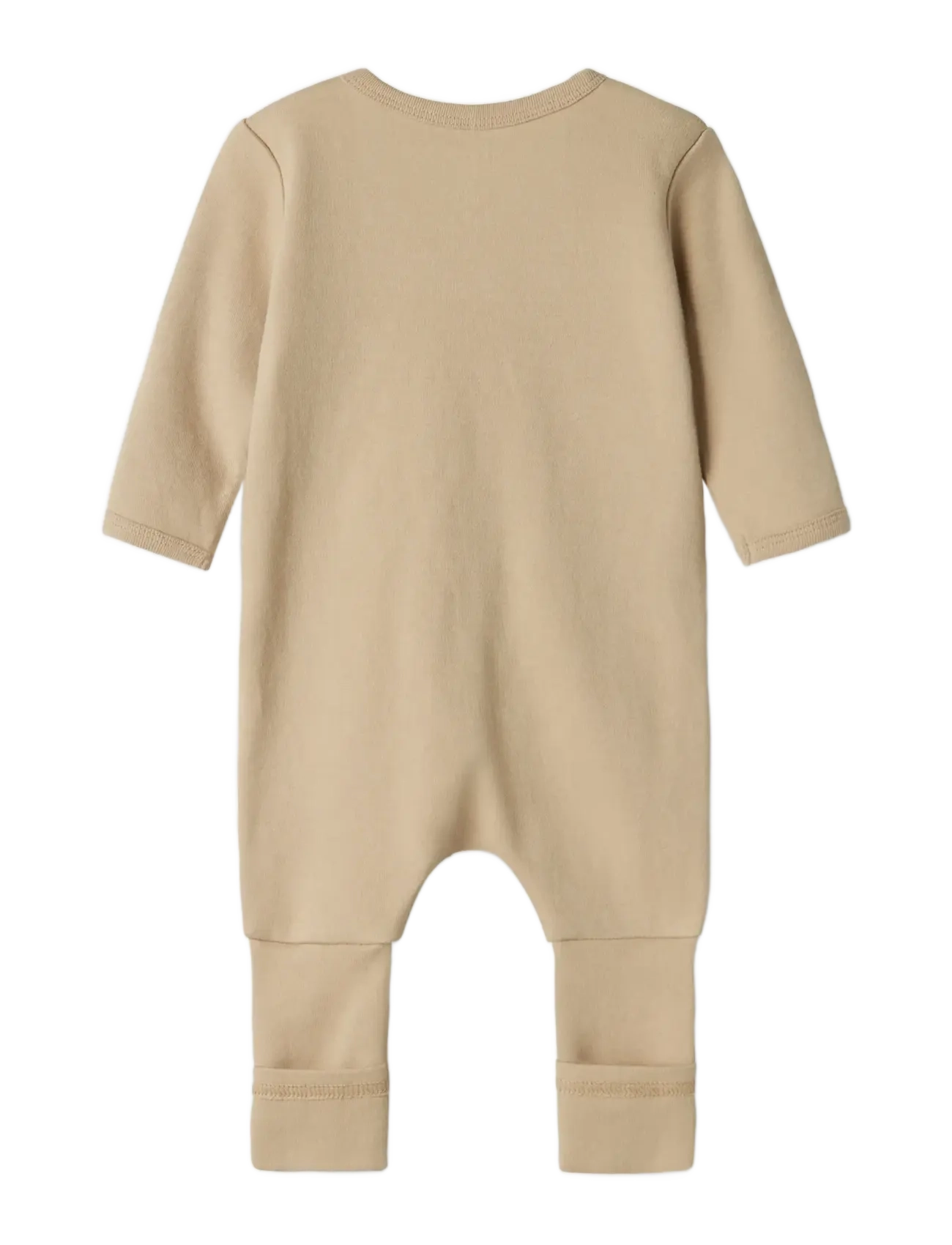 name it - NBNNIGHTSUIT 2P ZIP FF OXFORD BEAR NOOS - oxford tan - 2