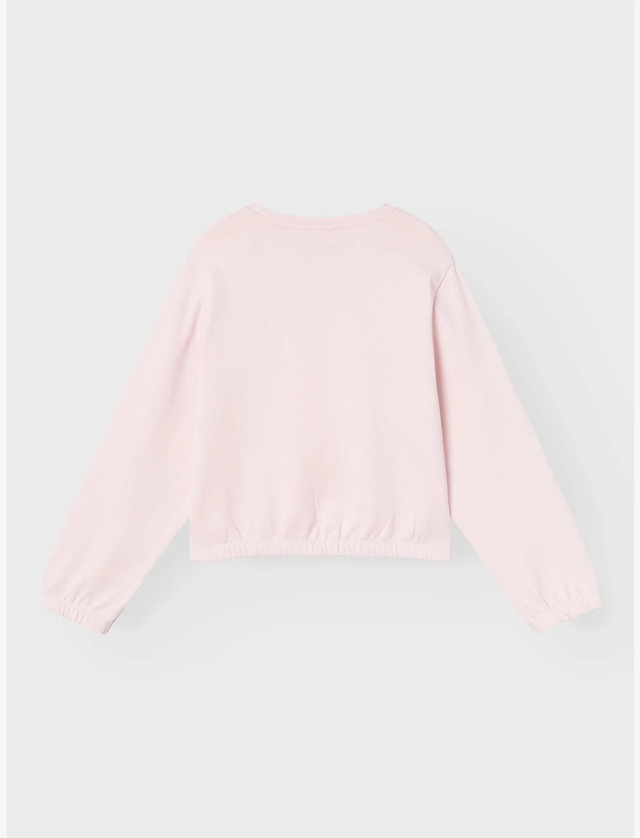 name it - NKFDASHA LS SHORT LOOSE SWE UNB - sweatshirts - parfait pink - 1