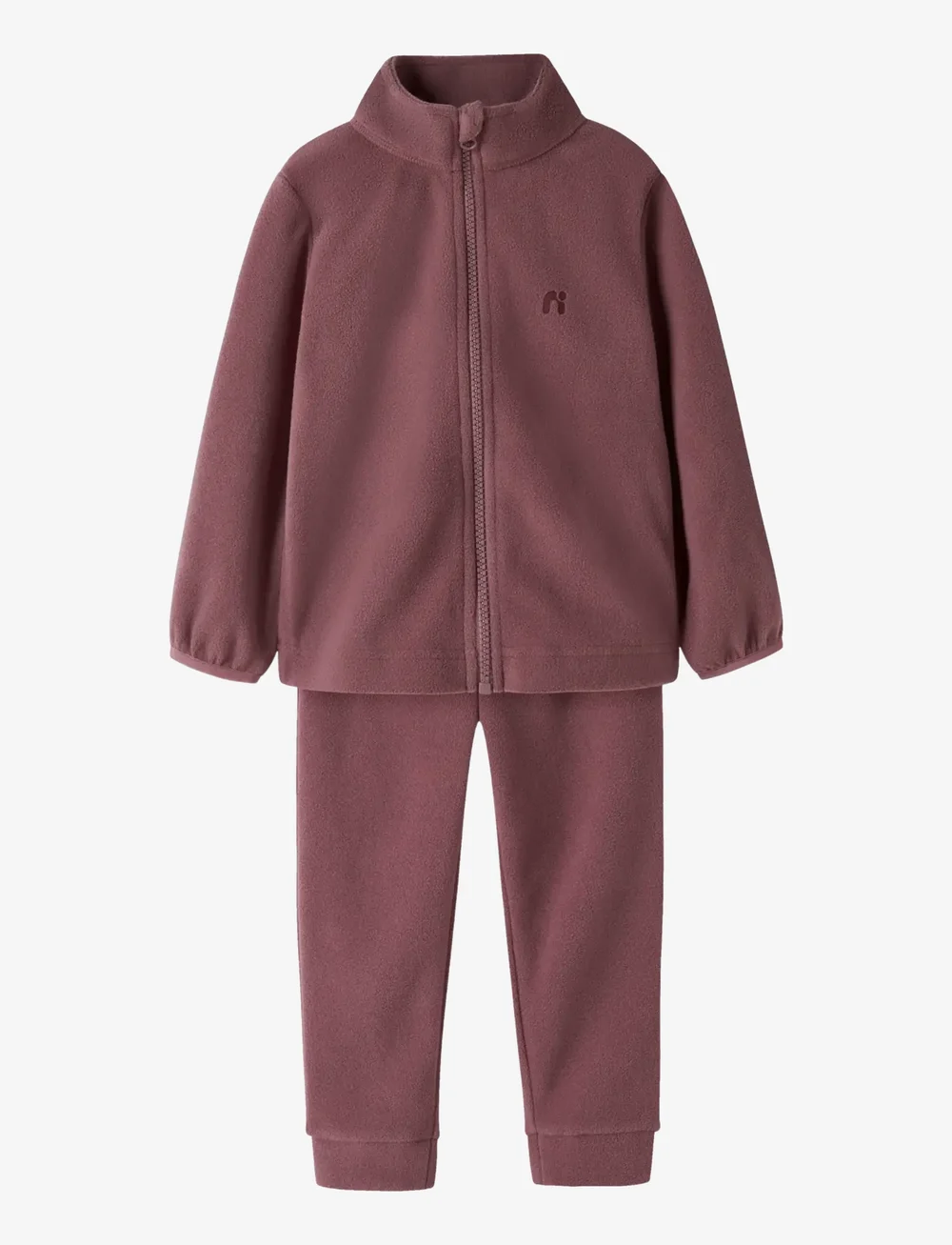 name it - NMNSPEKTRA FLEECE SET FO - vilnas komplekti - rose brown - 0