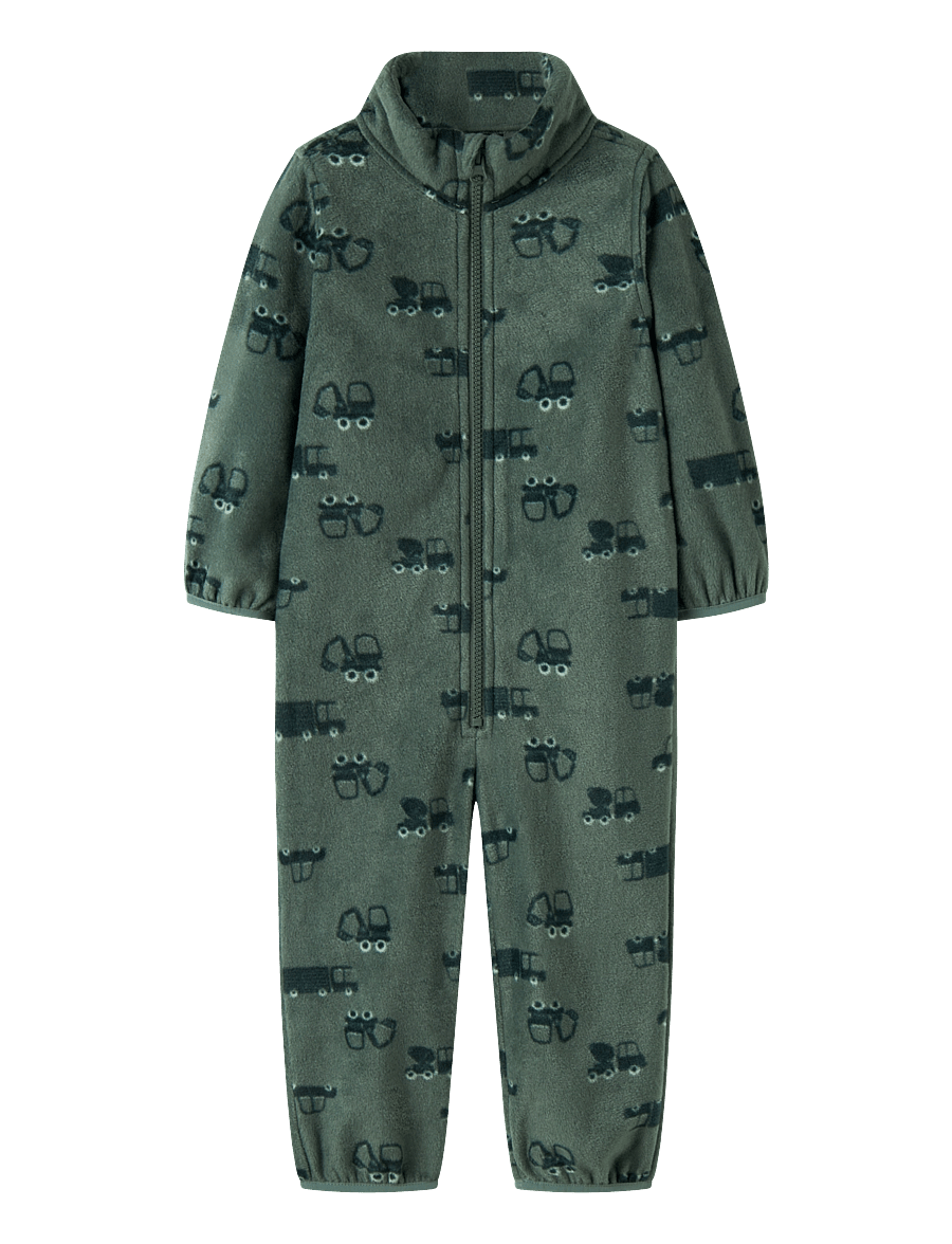 name it - NMNSPEKTRA FLEECE SUIT AOP FO - fleeceset - laurel wreath - 0
