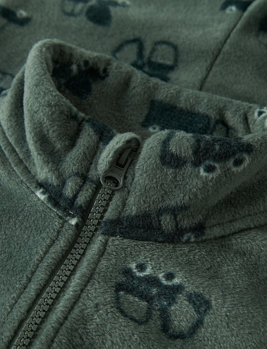 name it - NMNSPEKTRA FLEECE SUIT AOP FO - fleeceset - laurel wreath - 3