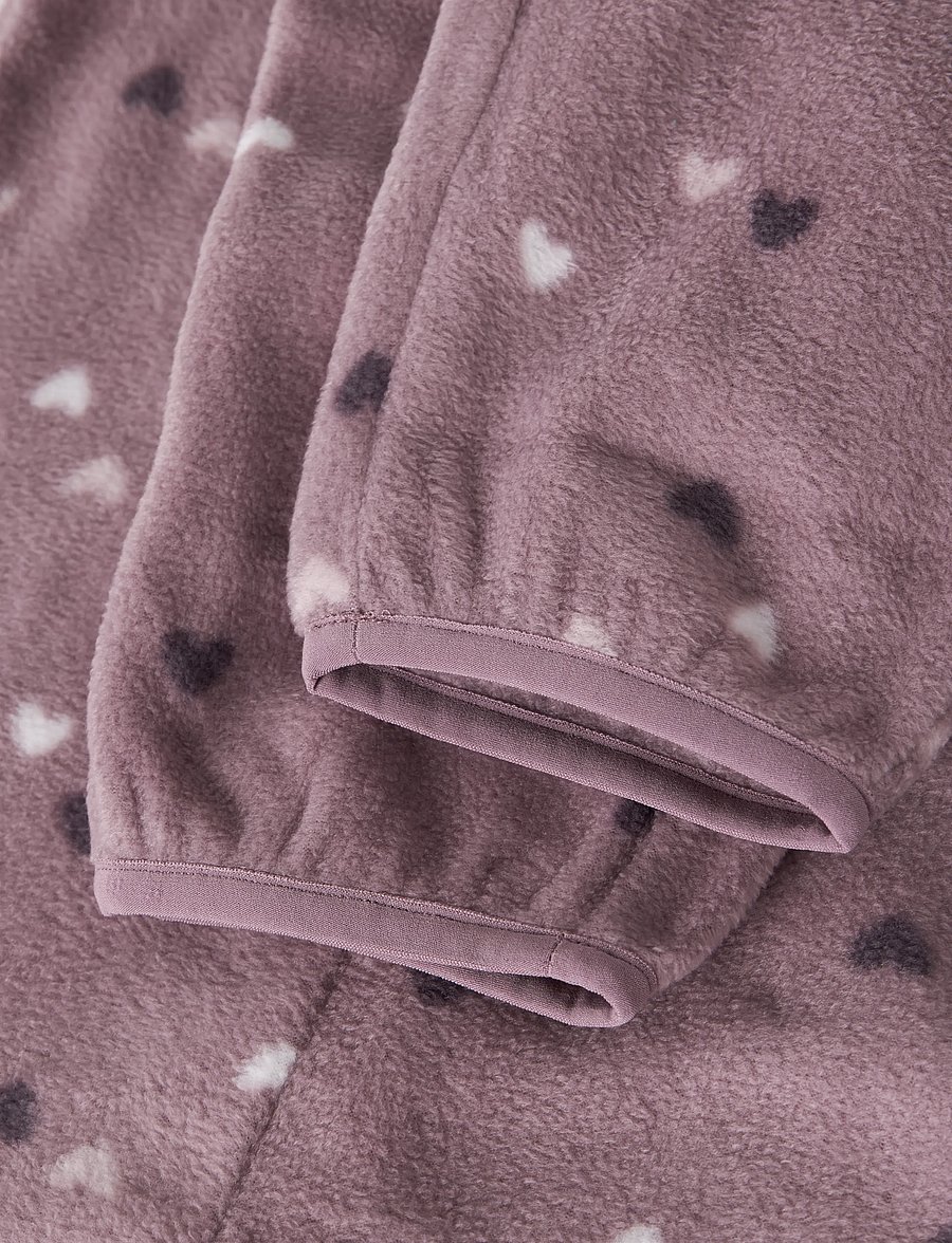name it - NMNSPEKTRA FLEECE SUIT AOP FO - fleece-sets - toadstool - 2