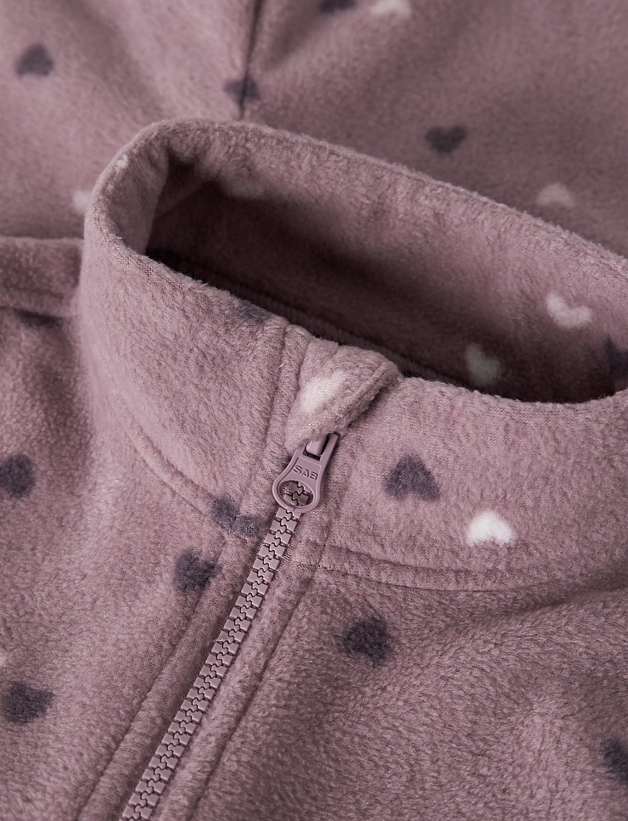 name it - NMNSPEKTRA FLEECE SUIT AOP FO - fleece-sets - toadstool - 4