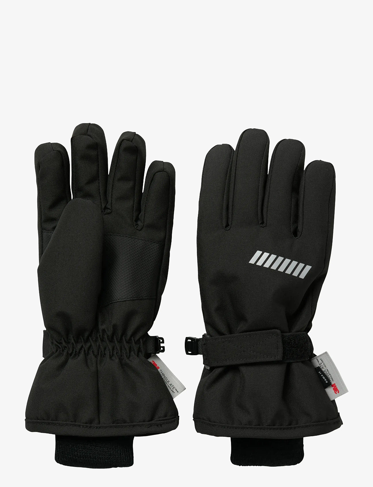 name it - NKNSNOW10 GLOVES 3FO NOOS - handschuhe - black - 0