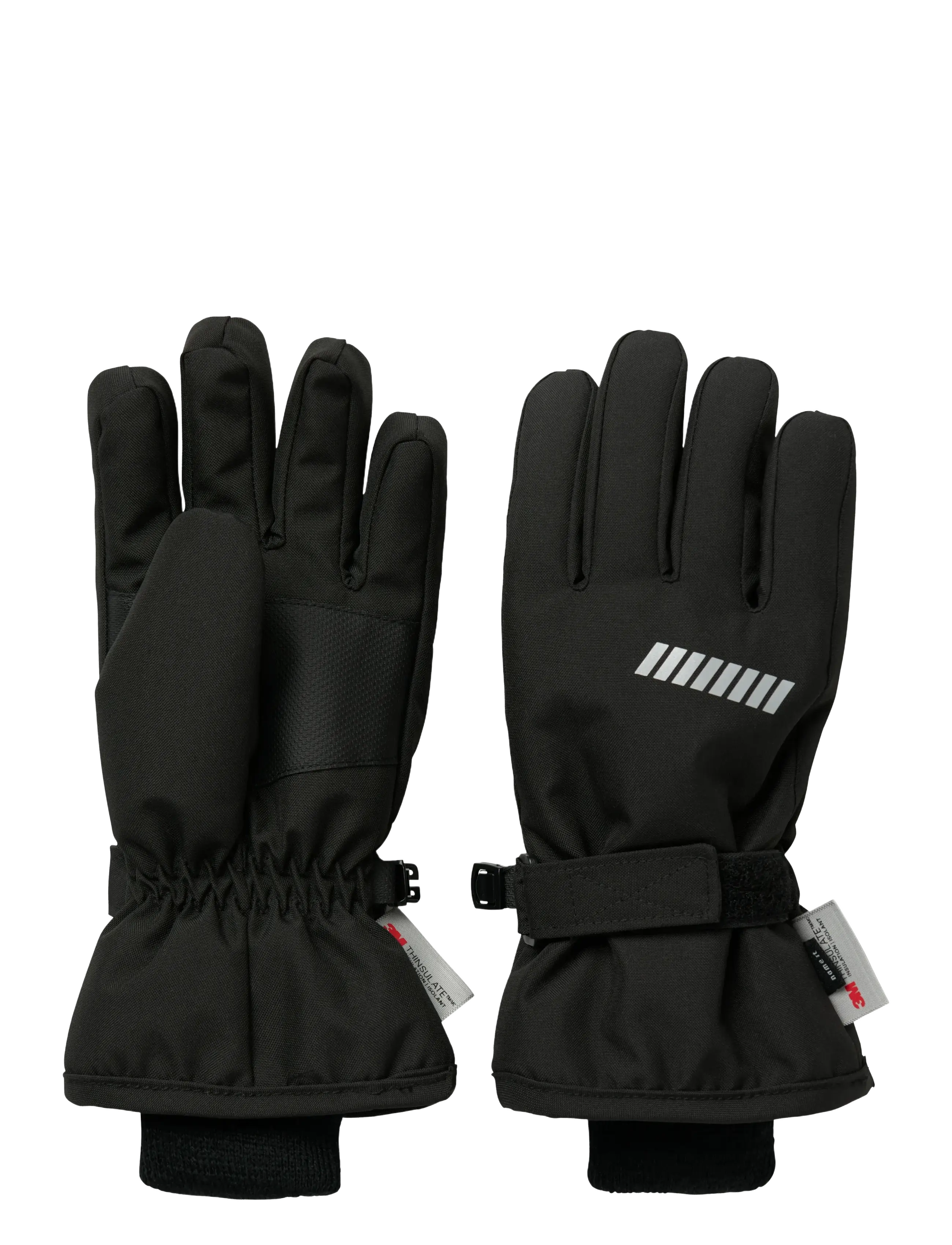 name it NKNSNOW10 GLOVES 3FO - Accessoires - BLACK / black