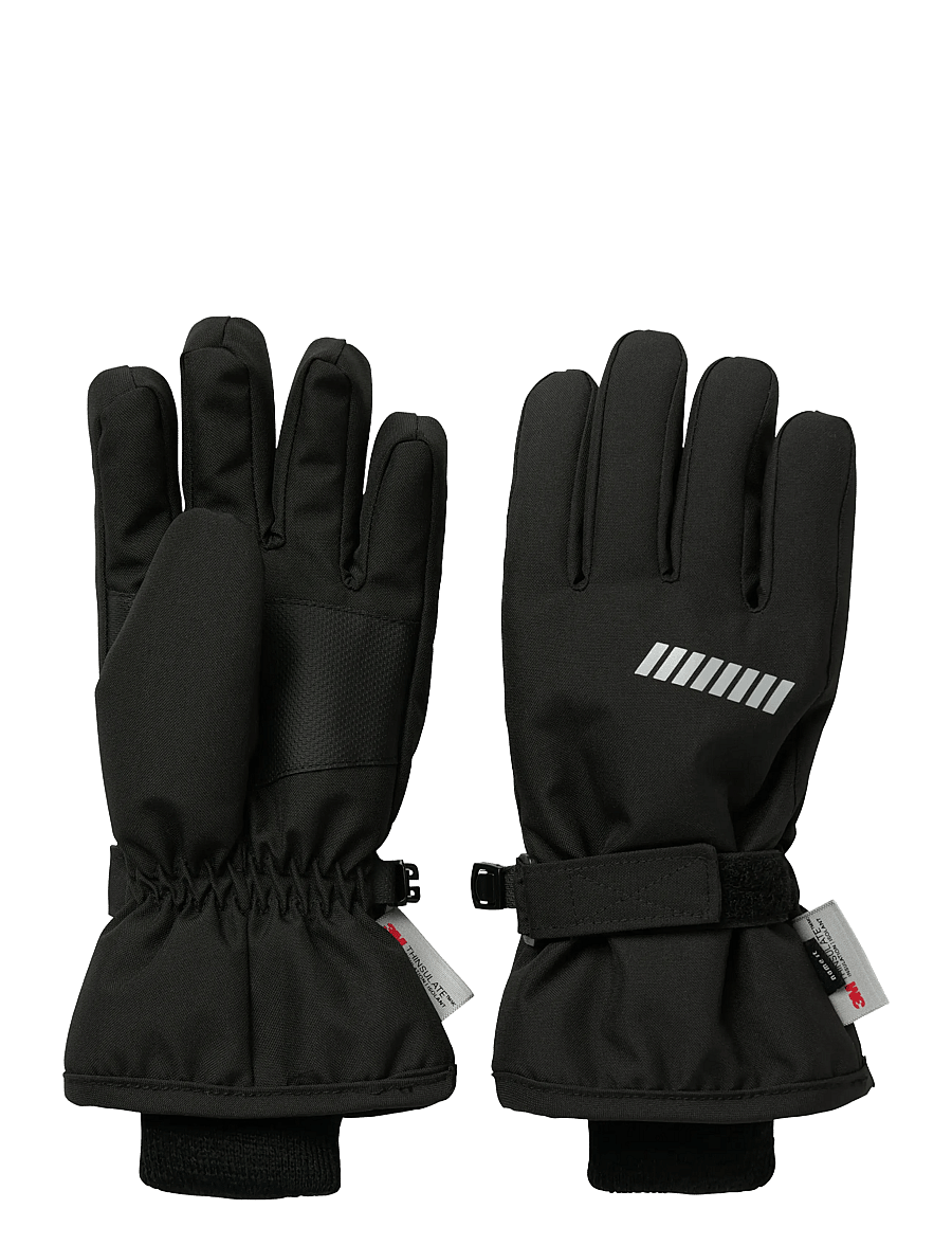 name it - NKNSNOW10 GLOVES 3FO NOOS - pirštinės - black - 0