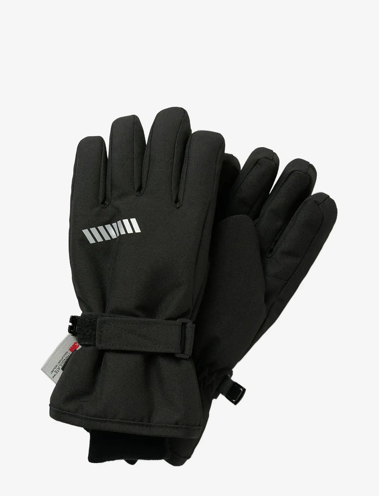 name it - NKNSNOW10 GLOVES 3FO NOOS - handschuhe - black - 1