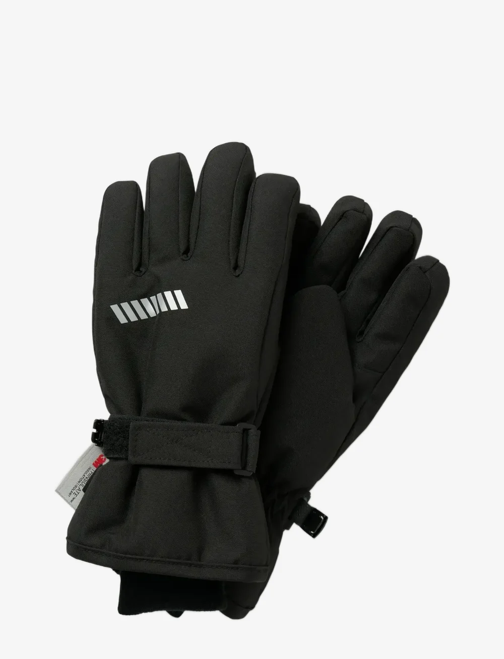 name it - NKNSNOW10 GLOVES 3FO NOOS - handsker - black - 1